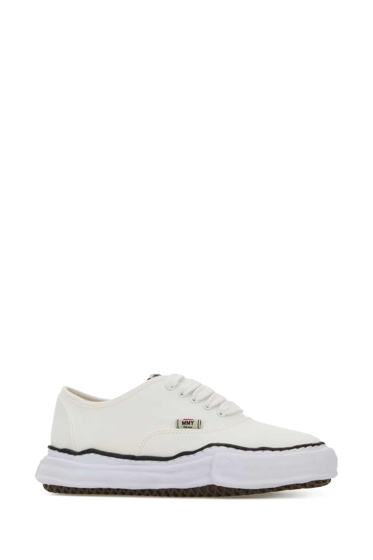 Maison Mihara Yasuhiro Unisex White Canvas Baker Sneakers MAISON MIHARA YASUHIRO