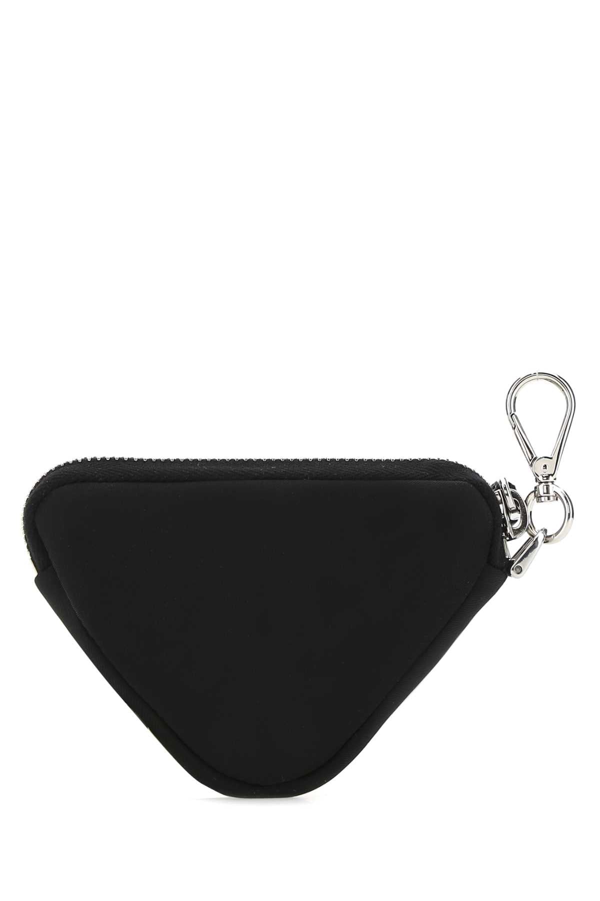Prada Men Black Nylon Trick Key Chain PRADA