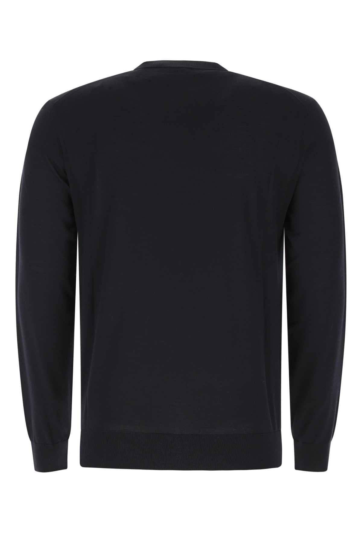 Prada Men Midnight Blue Wool Sweater PRADA