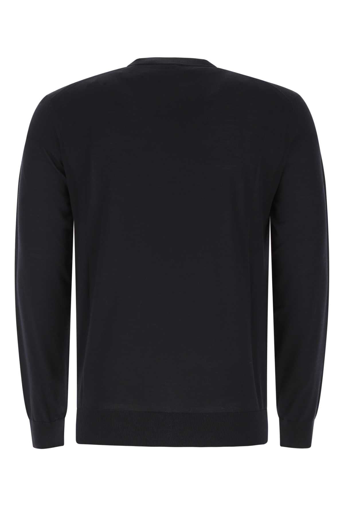 Prada Men Midnight Blue Wool Sweater PRADA