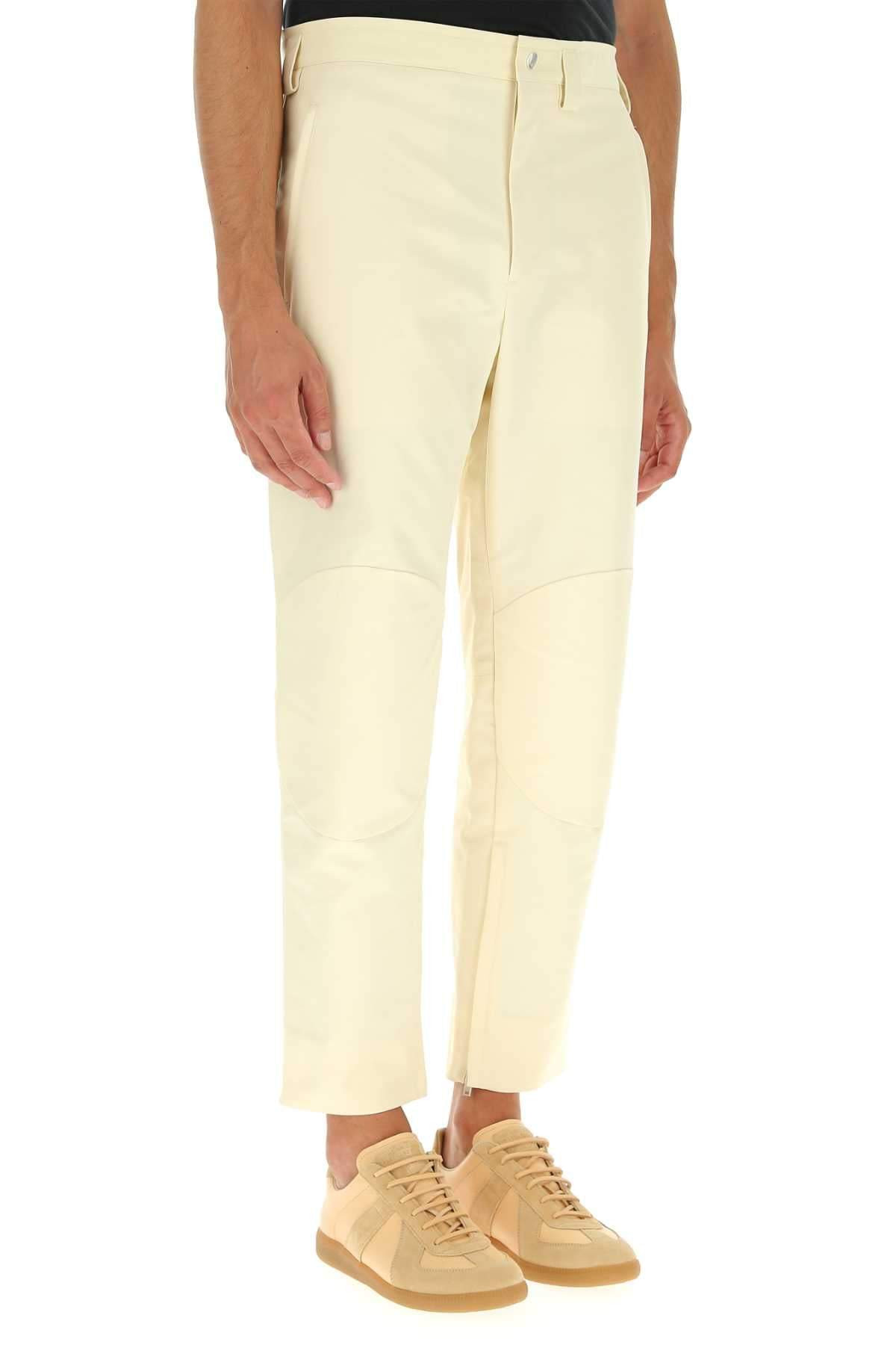 Jil Sander Men Ivory Cotton Pant JIL SANDER