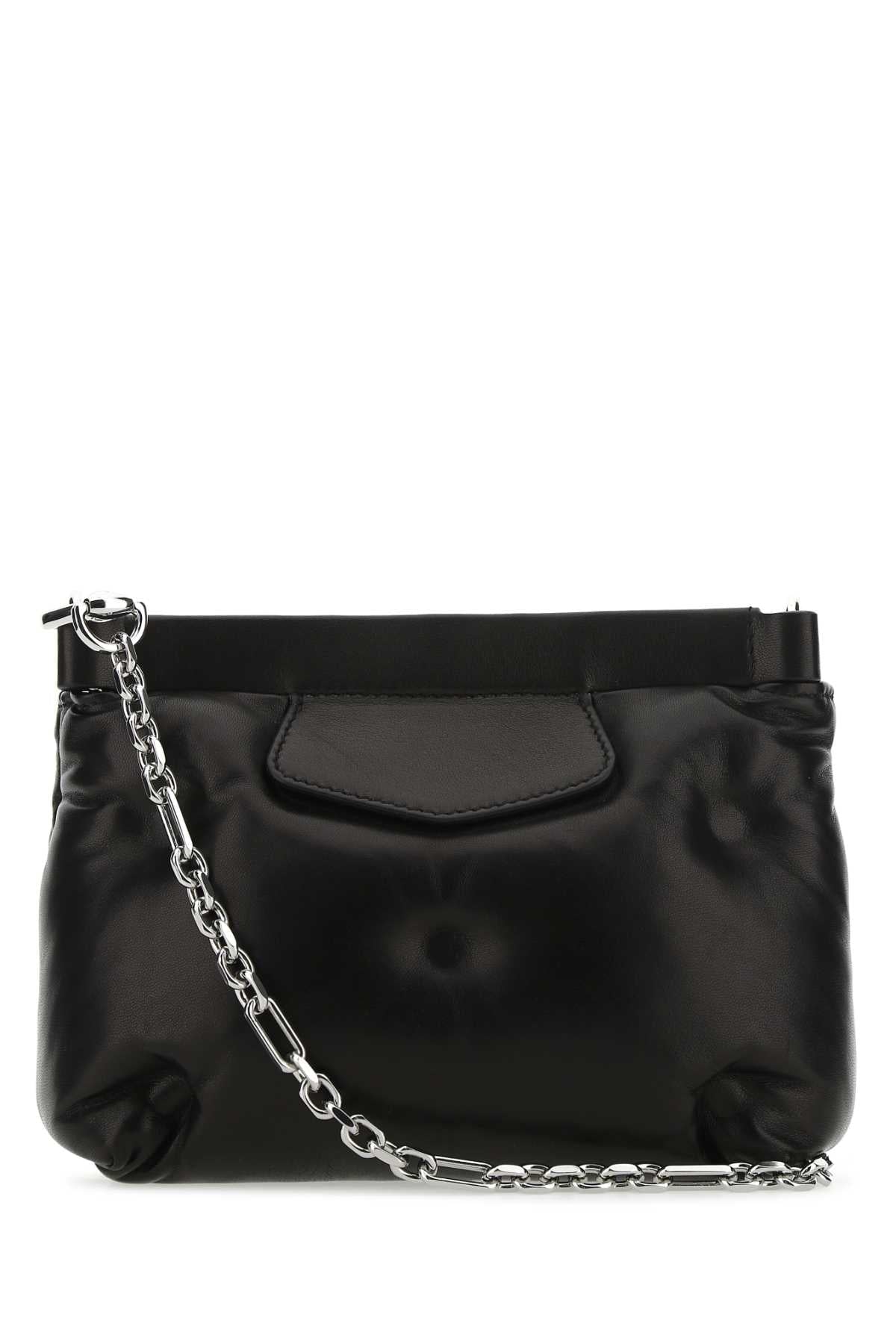 Maison Margiela Women Black Nappa Leather Glam Slam Red Carpet Clutch MAISON MARGIELA