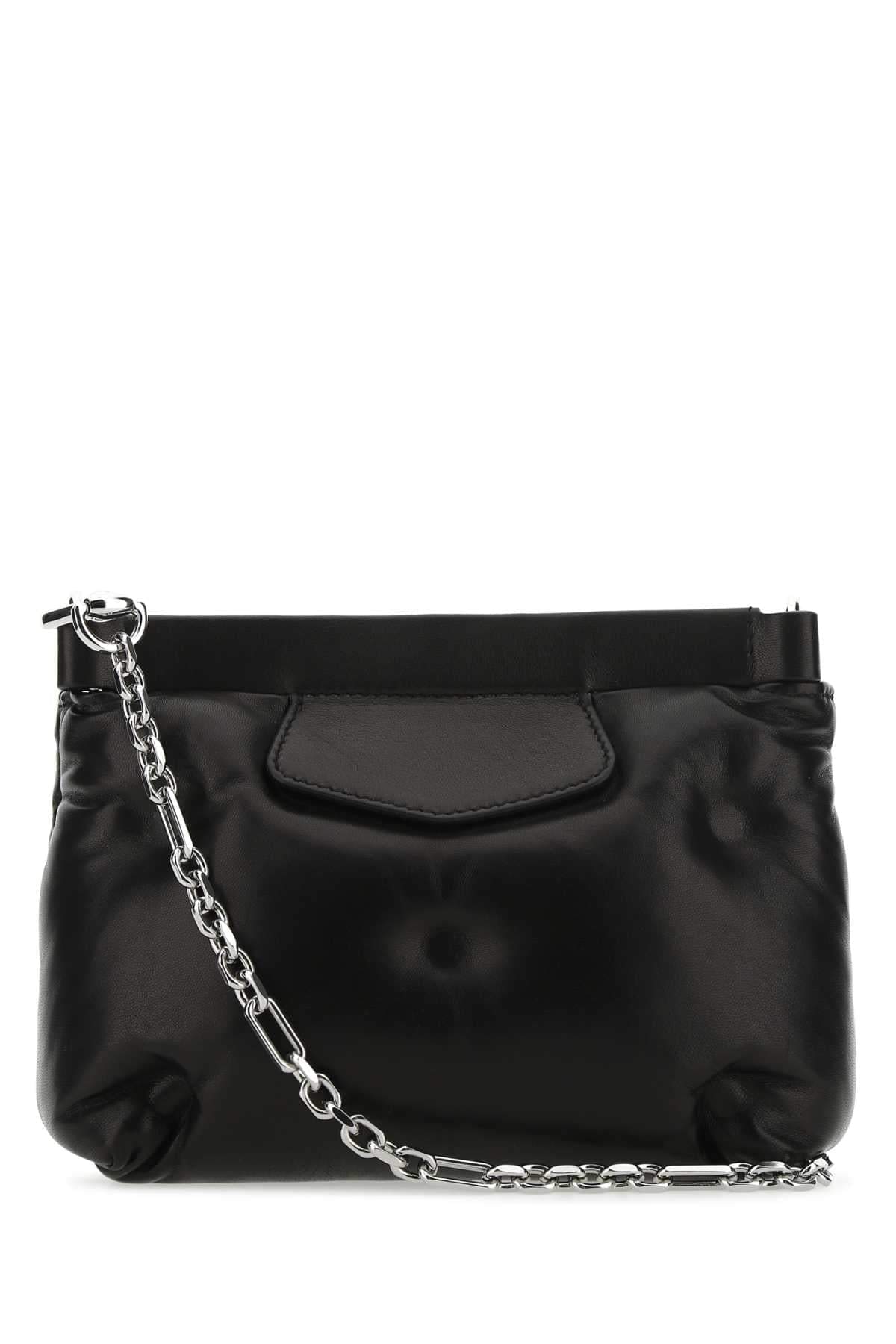 Maison Margiela Women Black Nappa Leather Glam Slam Red Carpet Clutch MAISON MARGIELA