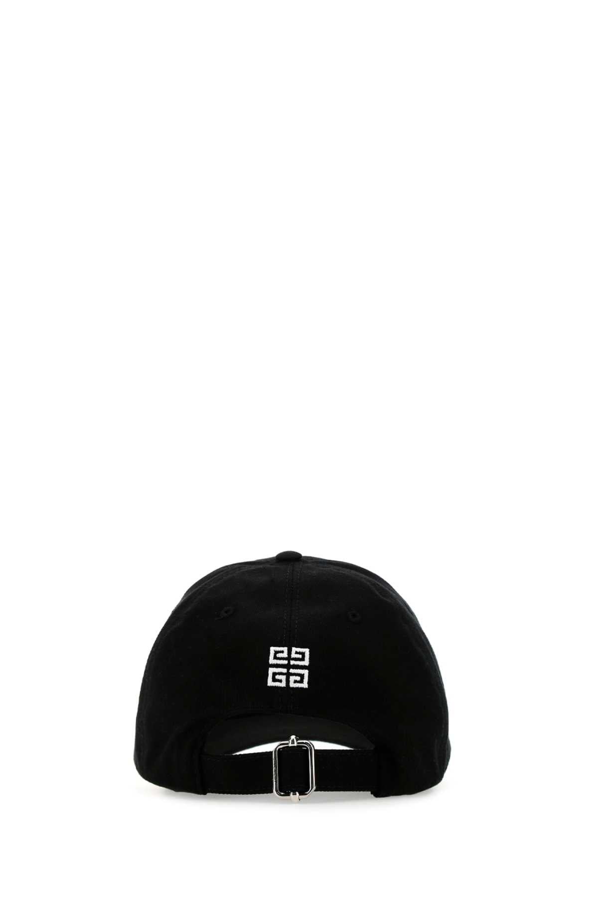 Givenchy Men Black Cotton Baseball Cap GIVENCHY