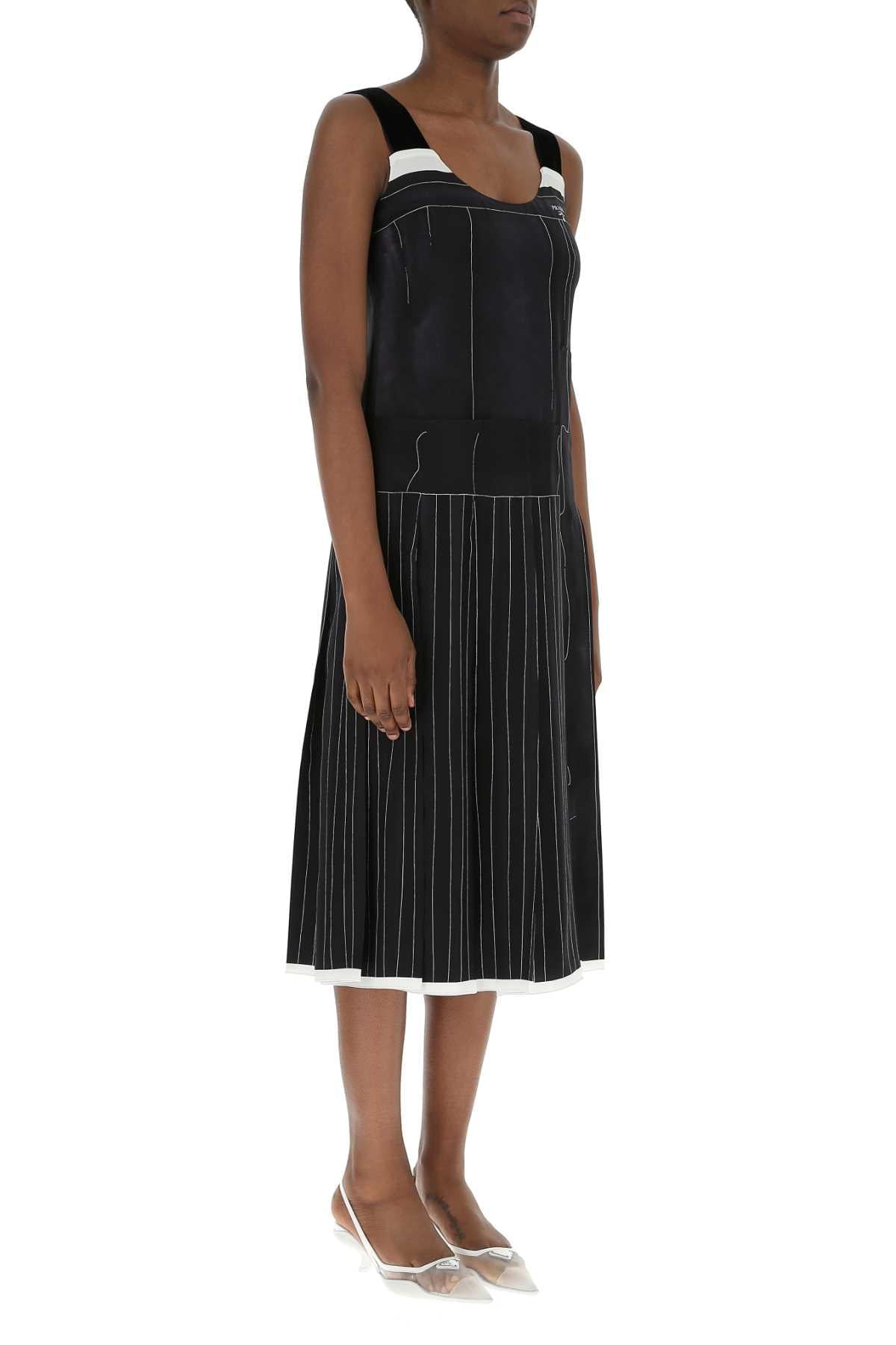 Prada Women Printed Silk Dress PRADA