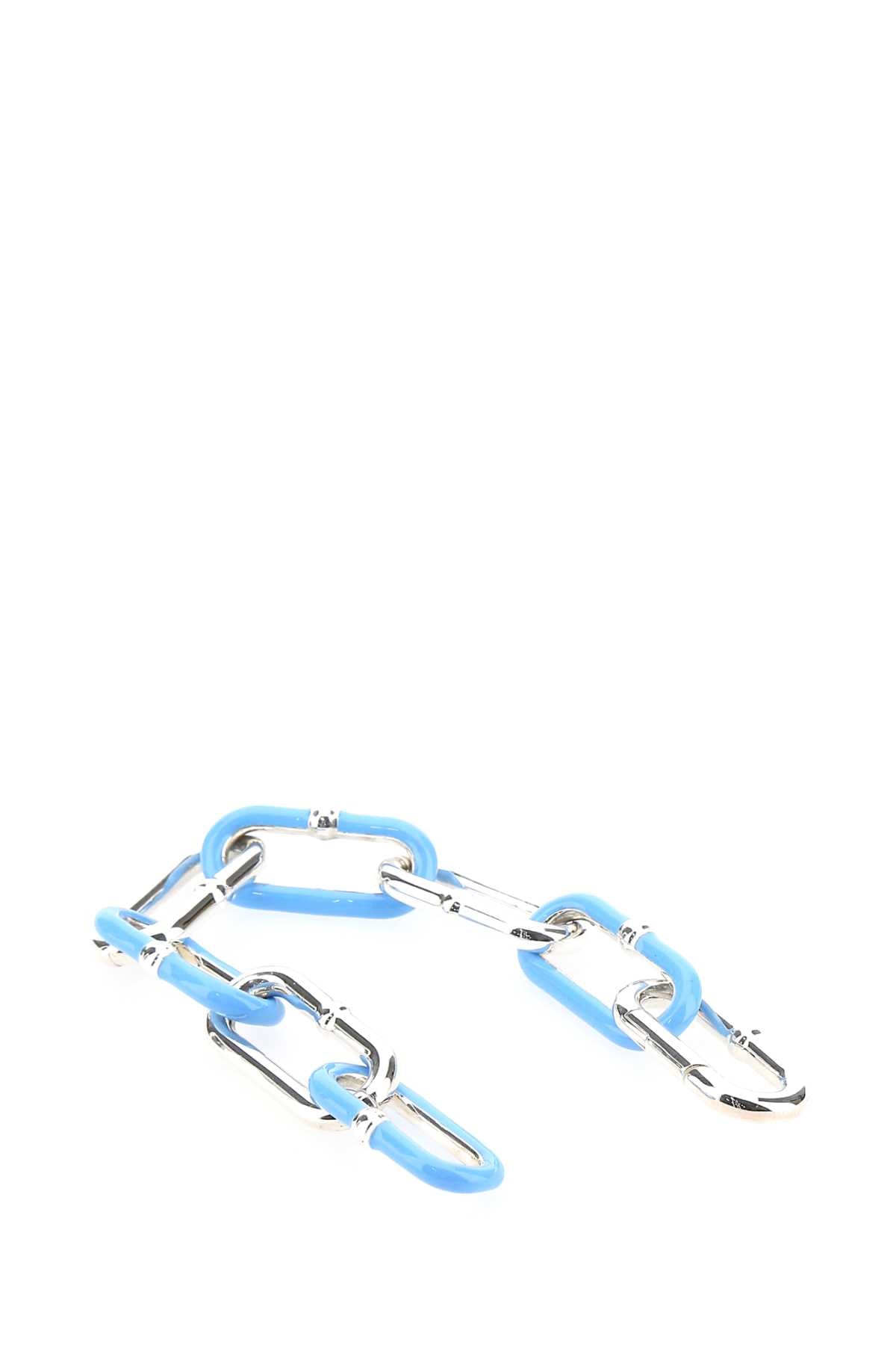 Bottega Veneta Women Two-Tone Silver Chain Bracelet BOTTEGA VENETA