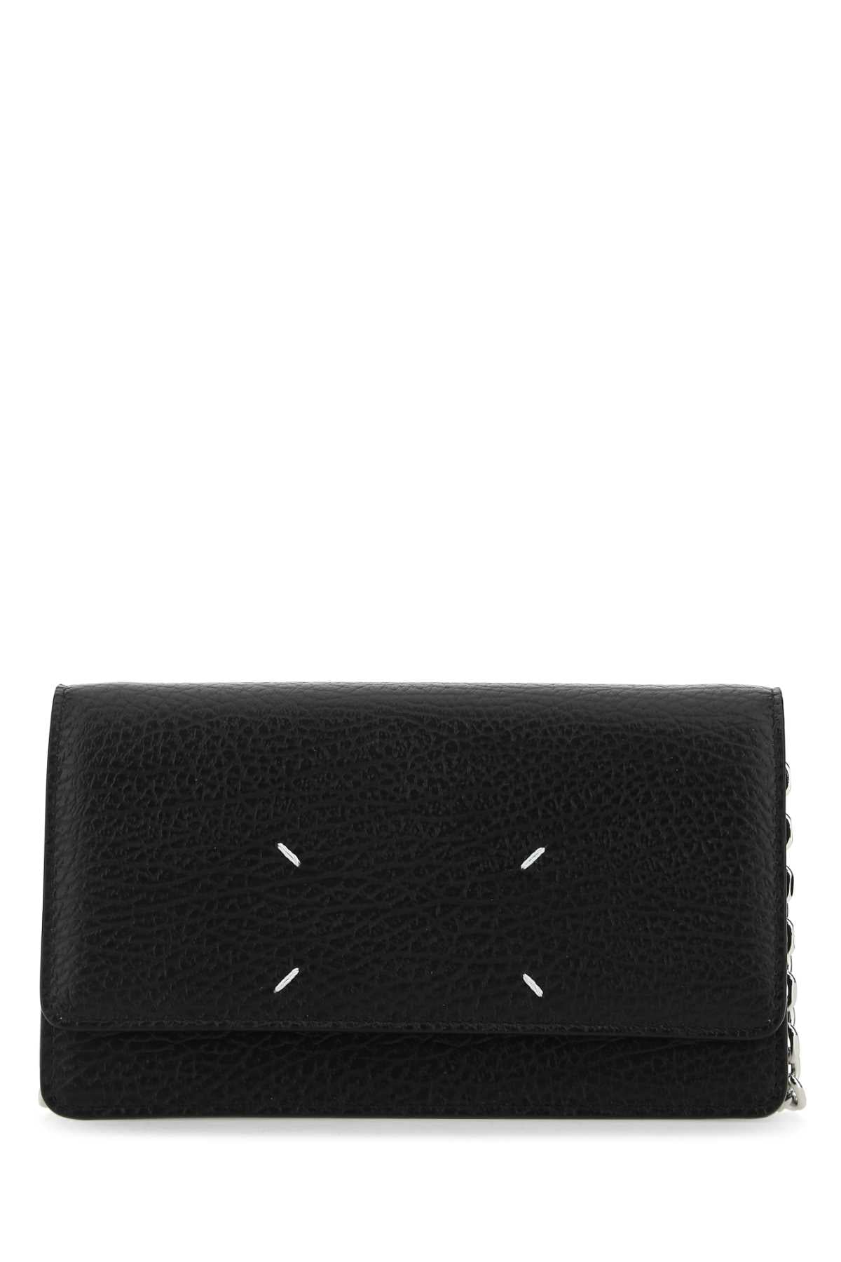 Maison Margiela Women Black Leather Crossbody Bag MAISON MARGIELA