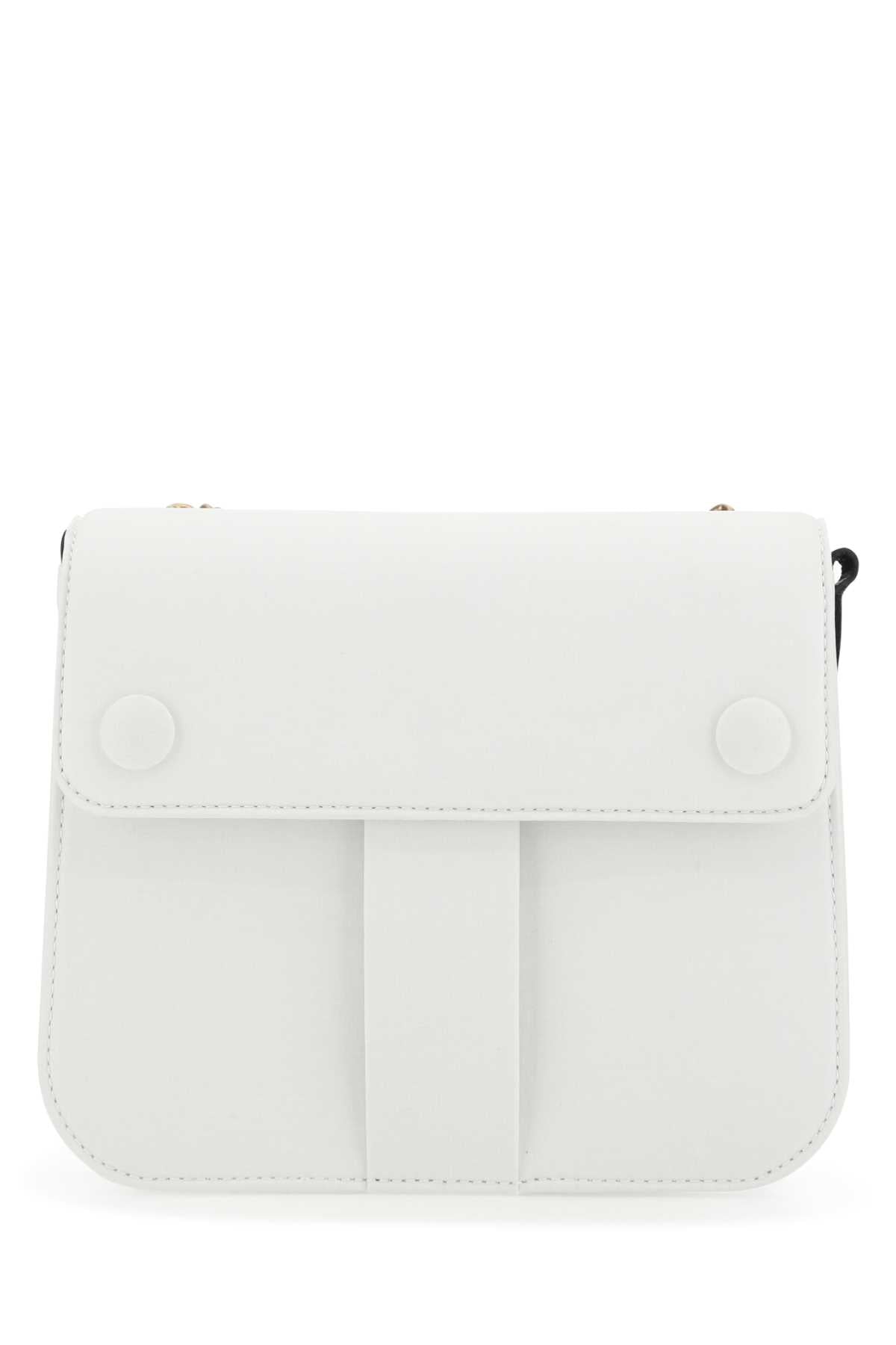 Maison Margiela Women Two-Tone Leather And Cotton New Lock Square Handbag MAISON MARGIELA