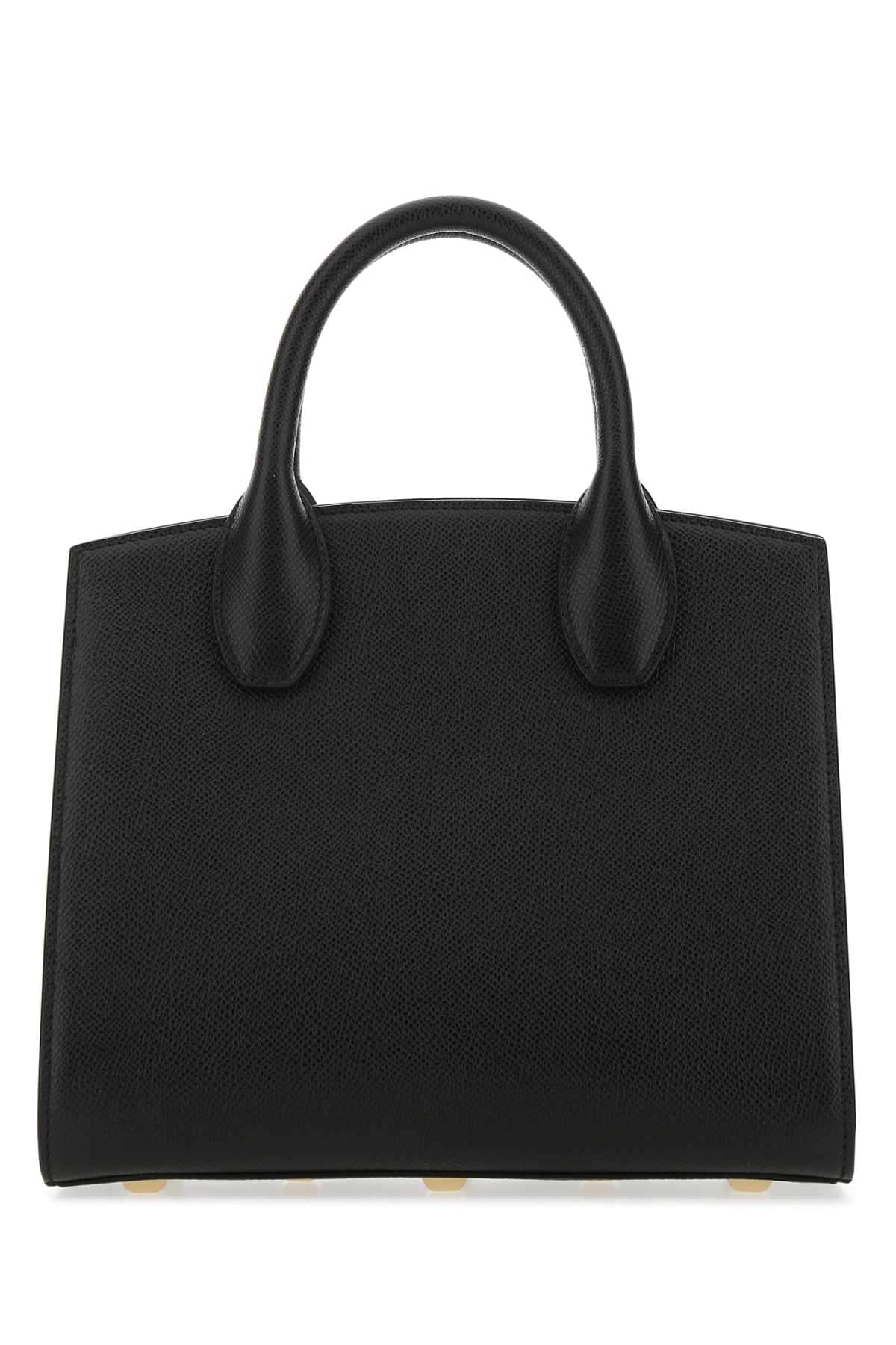 Salvatore Ferragamo Women Black Leather The Studio Handbag FERRAGAMO