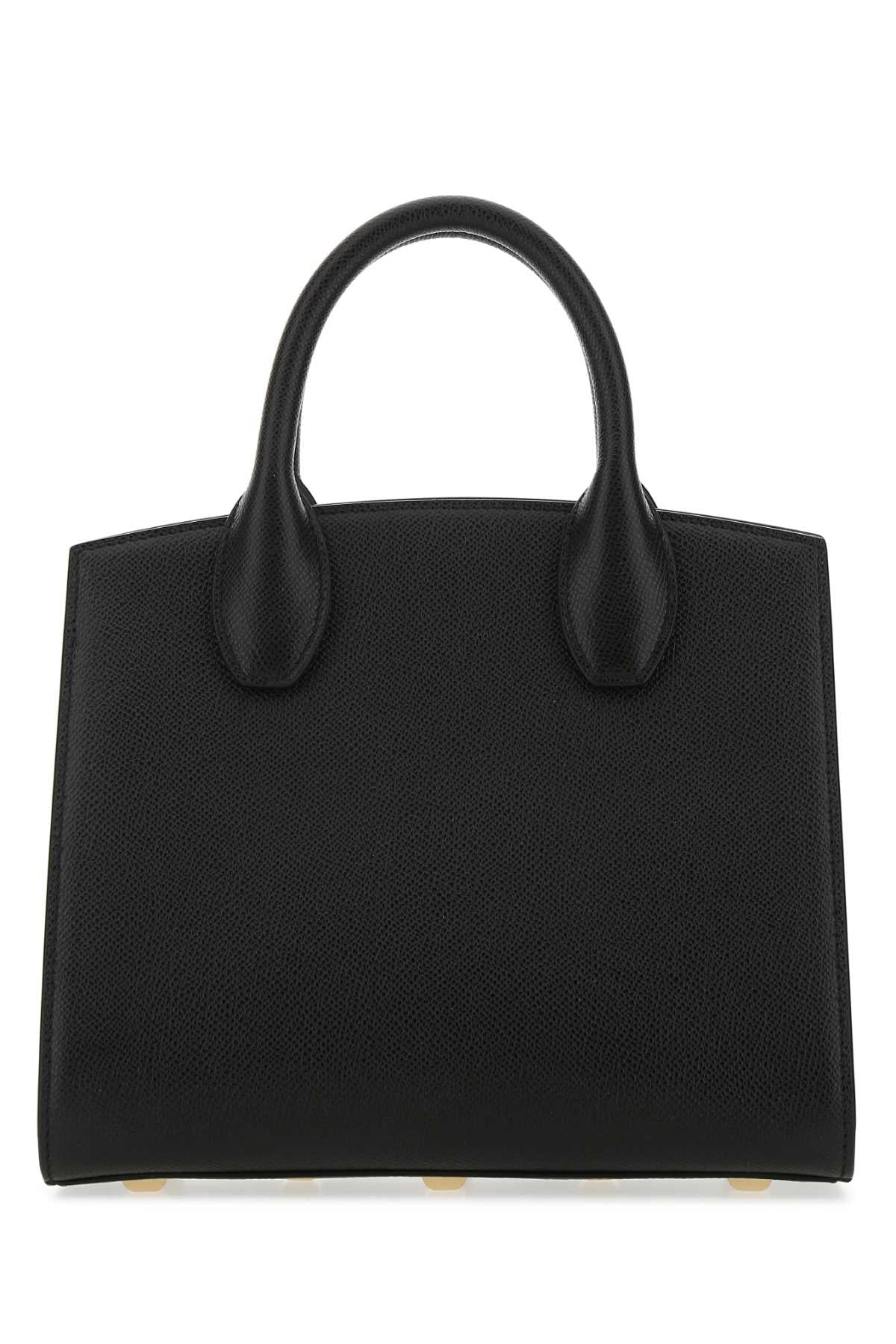 Salvatore Ferragamo Women Black Leather The Studio Handbag FERRAGAMO