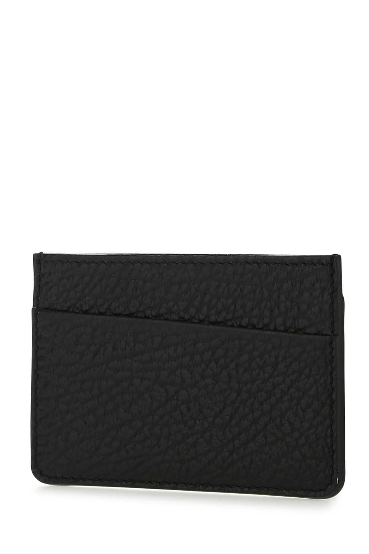 Maison Margiela Men Black Leather Card Holder MAISON MARGIELA
