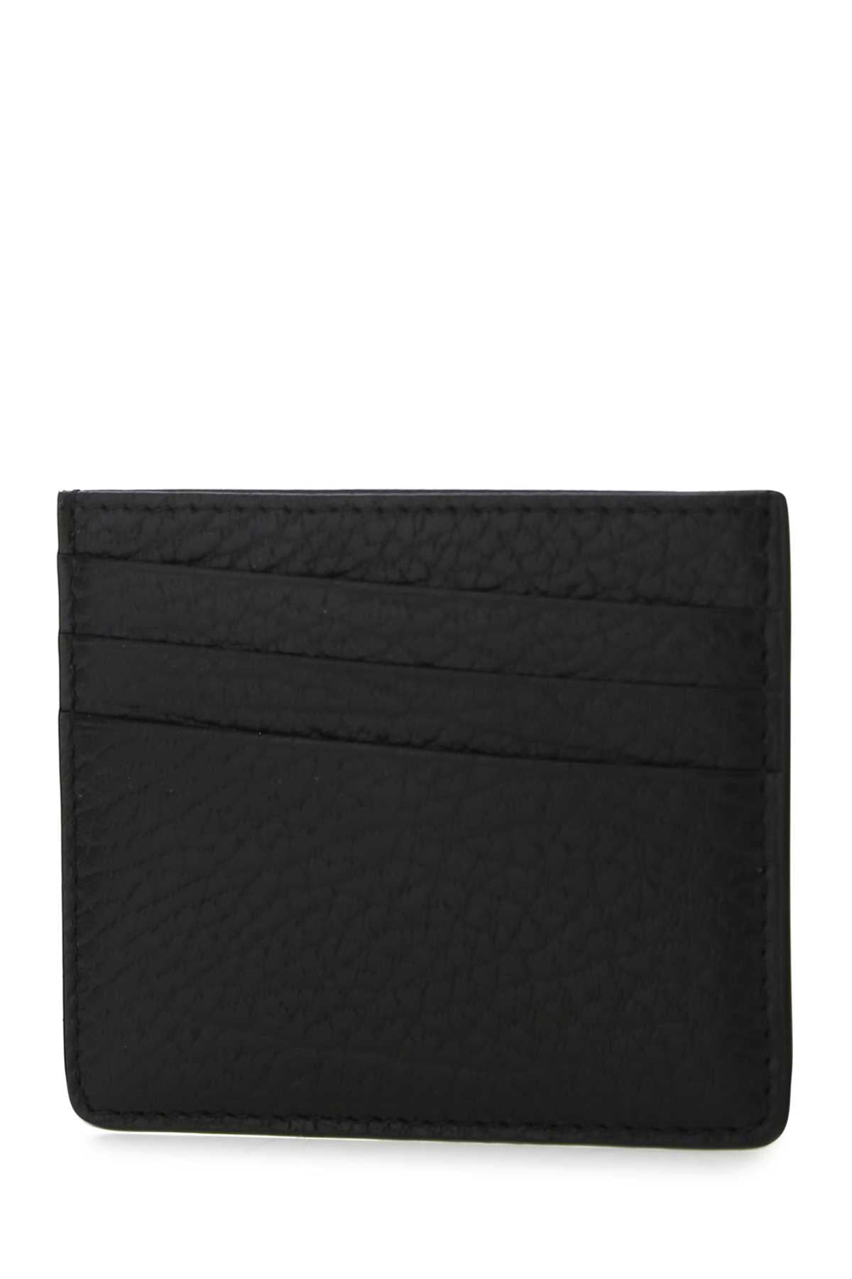 Maison Margiela Men Black Leather Card Holder MAISON MARGIELA