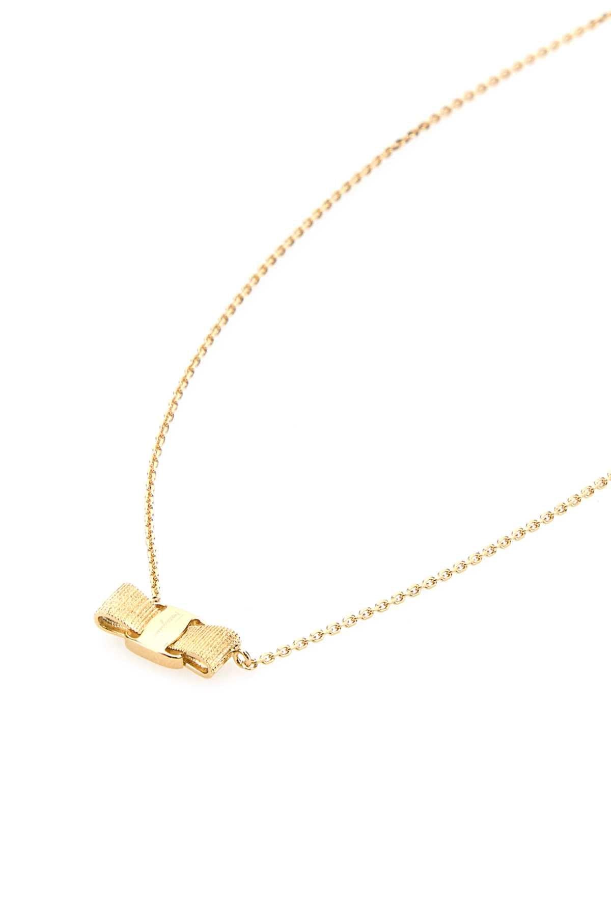 Salvatore Ferragamo Women Gold Metal Necklace FERRAGAMO
