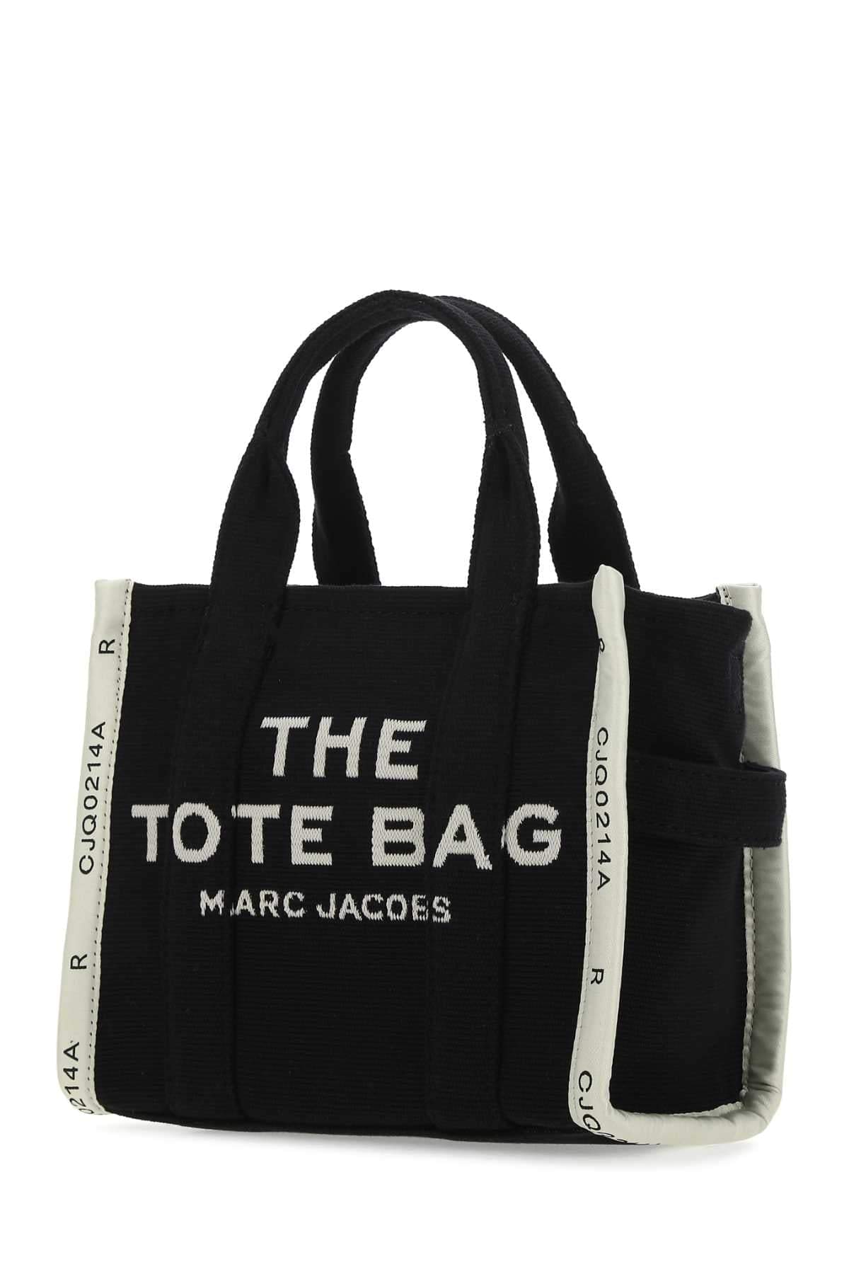 Marc Jacobs Women Black Canvas The Tote Shopping Bag MARC JACOBS