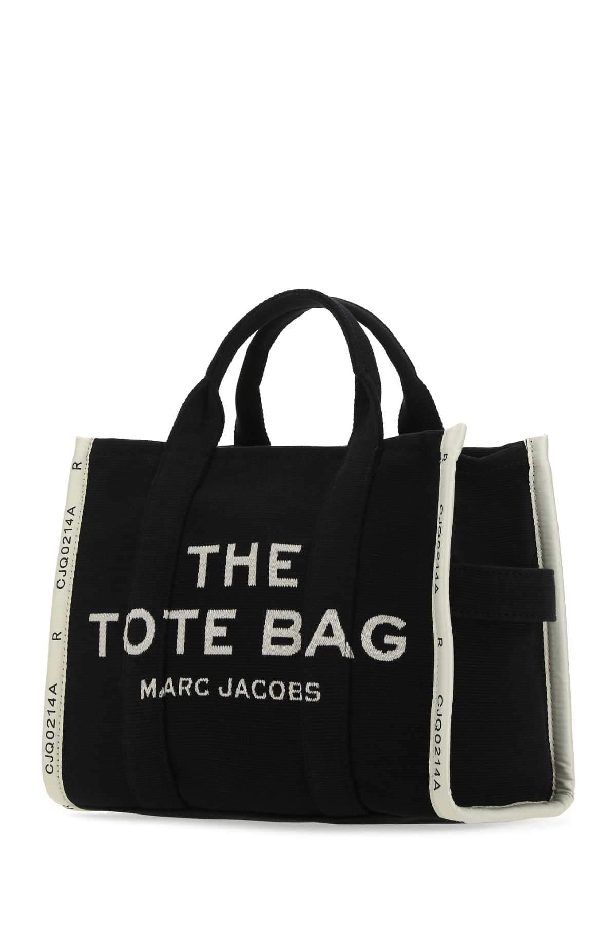 Marc Jacobs Women Black Canvas The Tote Shopping Bag MARC JACOBS