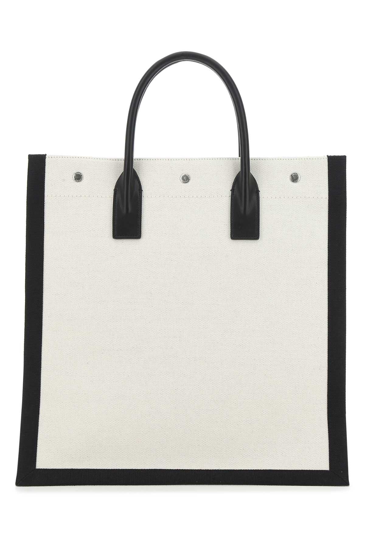 Saint Laurent Men Two-Tone Canvas Rive Gauche Shopping Bag SAINT LAURENT