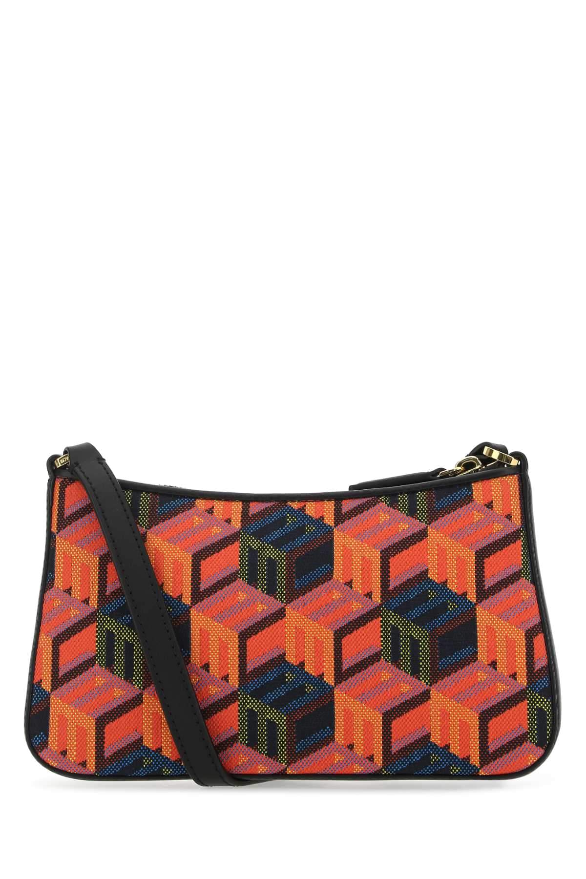 Mcm Women Embroidered Fabric Rockstar Crossbody Bag MCM