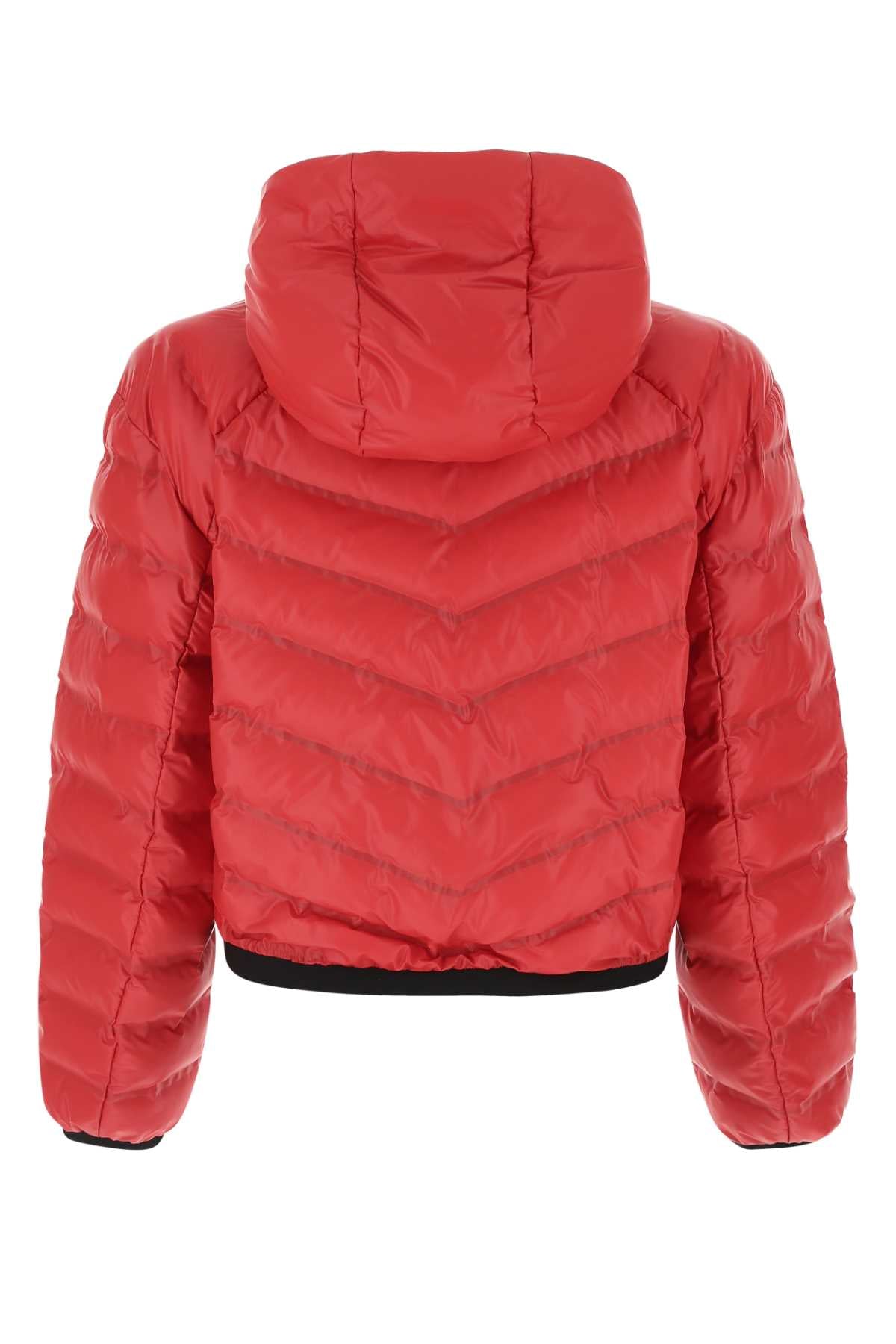 Prada Women Red Polyurethane Blend Padded Jacket PRADA