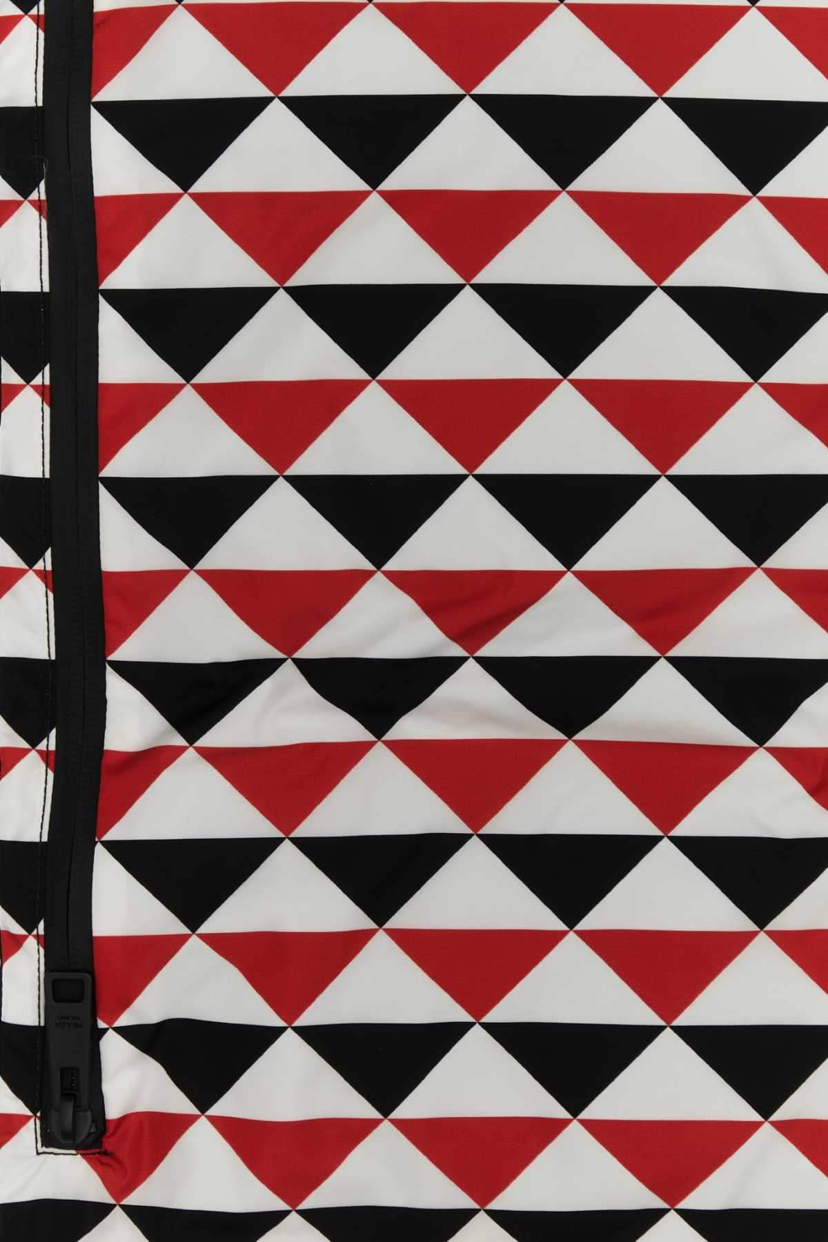Prada Unisex Printed Re-Nylon Padded Scarf PRADA