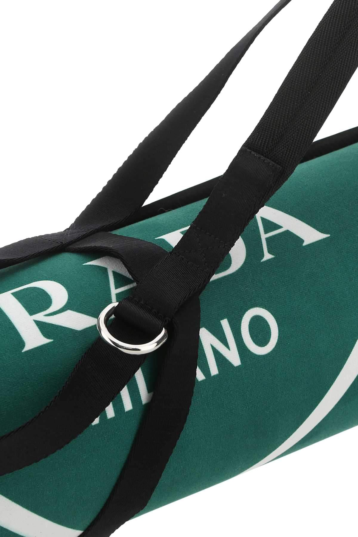 Prada Unisex Green Rubber Yoga Mat PRADA