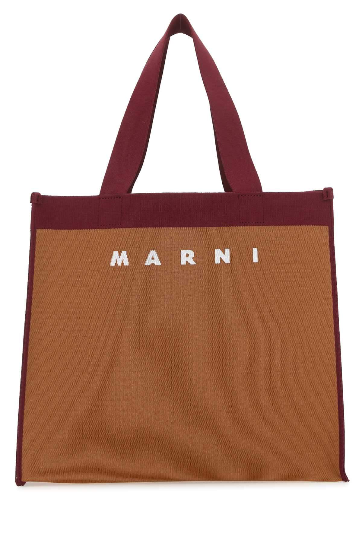 Marni Women Two-Tone Fabric Medium Shopping Bag MARNI