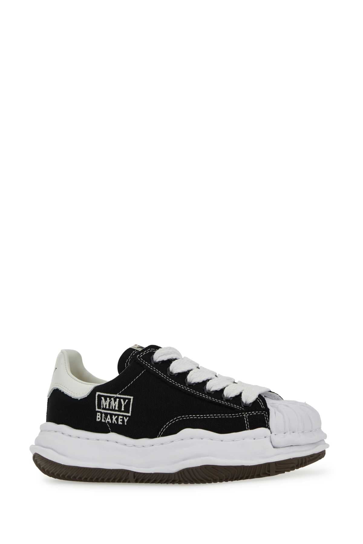 Maison Mihara Yasuhiro Unisex Black Canvas Sneakers MAISON MIHARA YASUHIRO