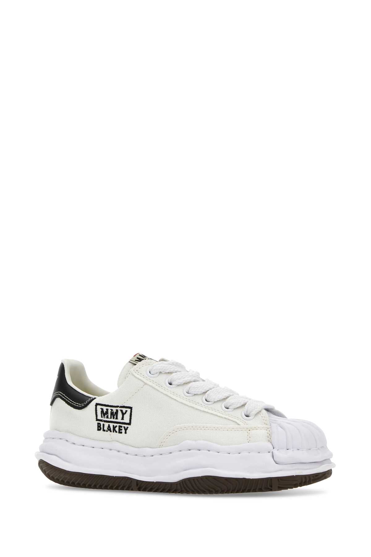 Maison Mihara Yasuhiro Unisex Ivory Canvas Sneakers MAISON MIHARA YASUHIRO