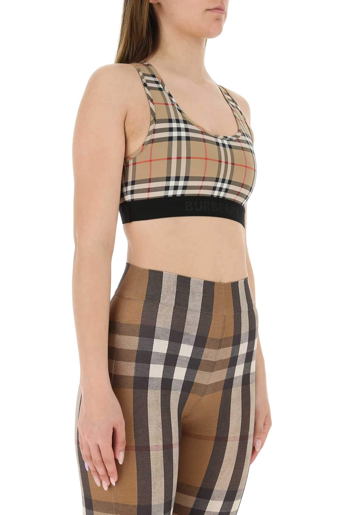 Burberry Women Printed Stretch Nylon Top BURBERRY