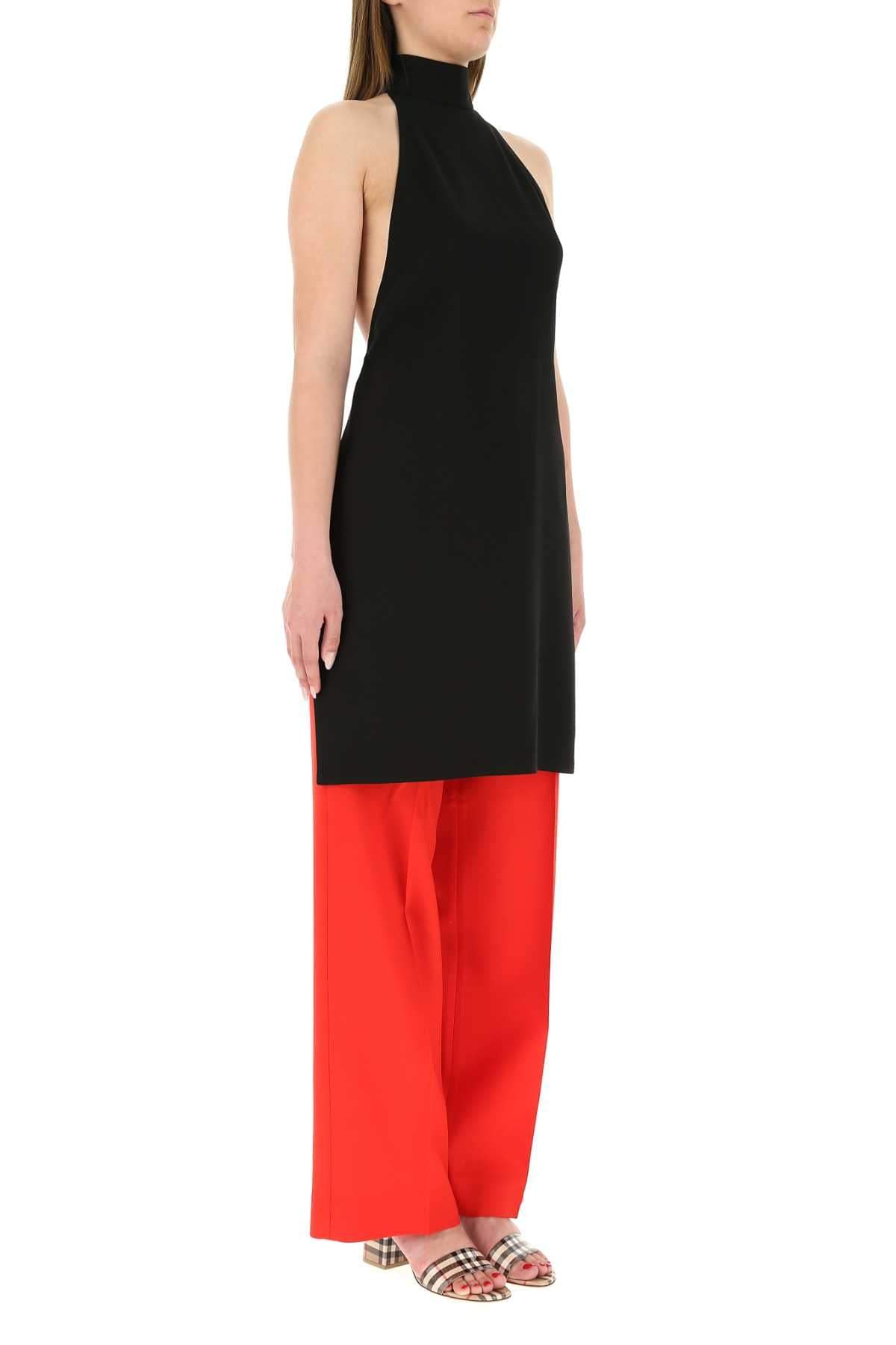 Burberry Women Black Crepe Top BURBERRY