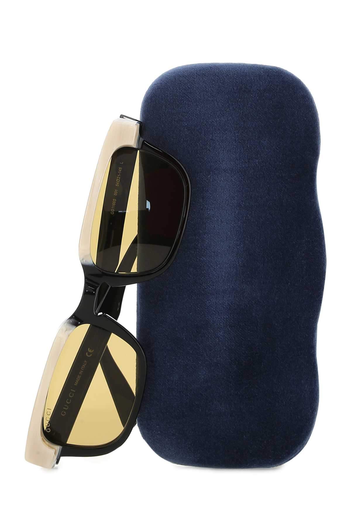 Gucci Men Black Acetate Sunglasses GUCCI