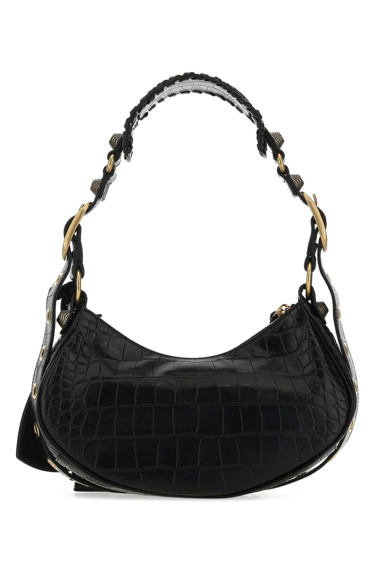 Balenciaga Women Black Leather Le Cagole Xs Shoulder Bag BALENCIAGA