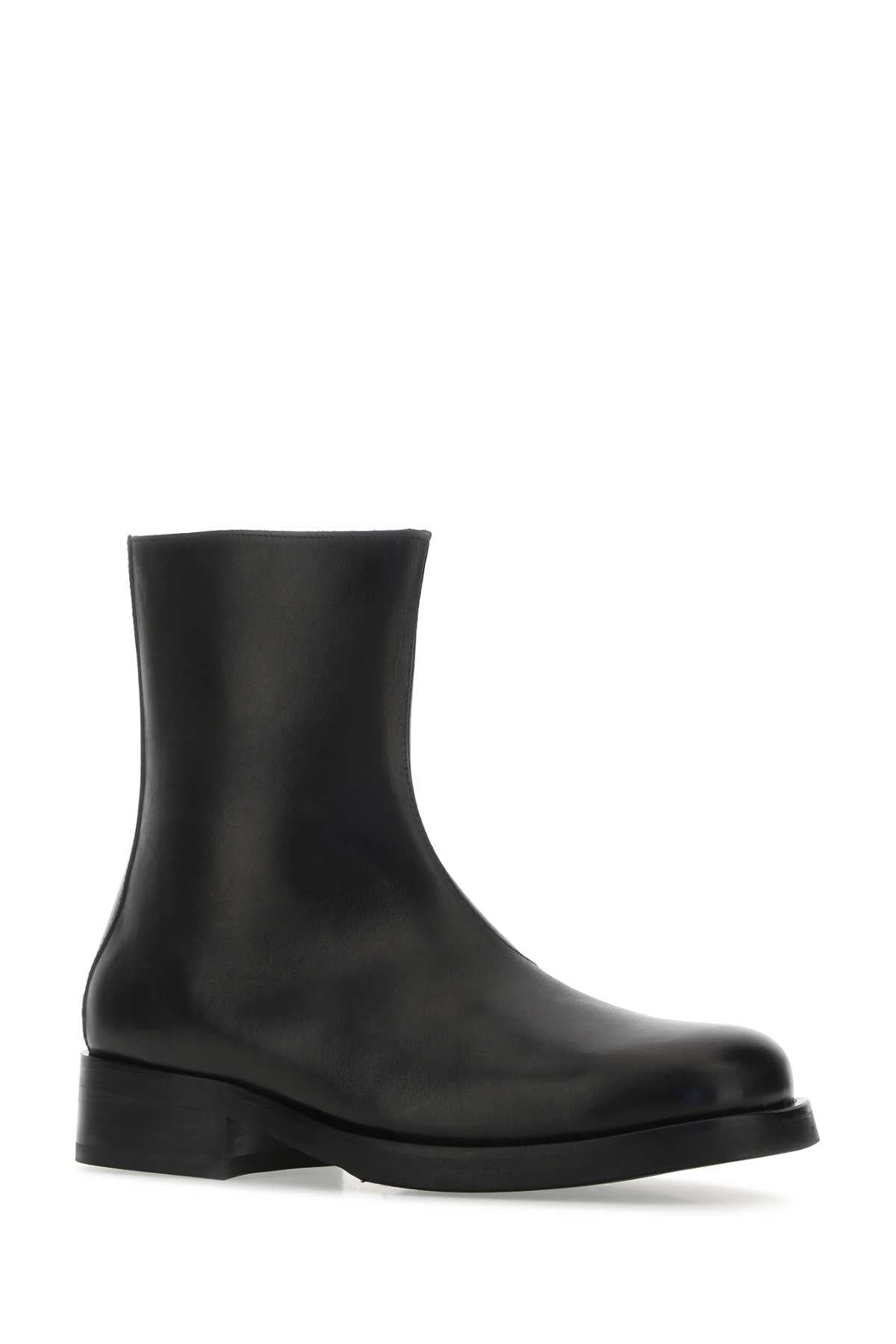 Our Legacy Men Black Leather Camion Ankle Boots