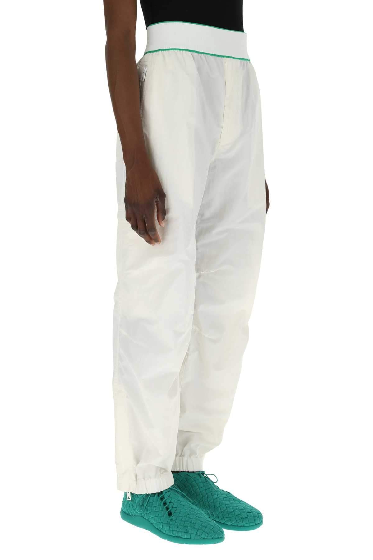 Bottega Veneta Women White Nylon Pant BOTTEGA VENETA
