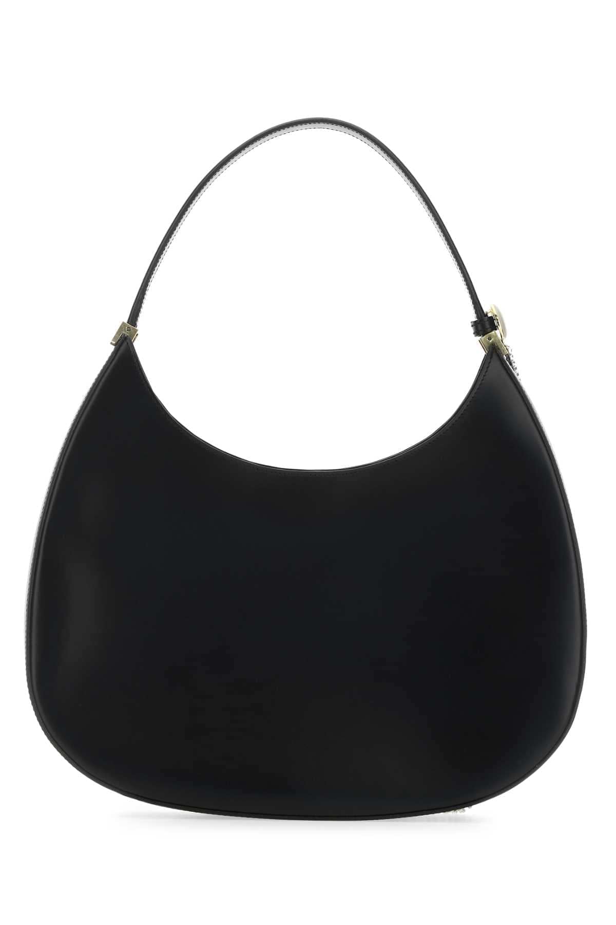 Magda Butrym Women Black Leather Vesna Large Shoulder Bag MAGDA BUTRYM