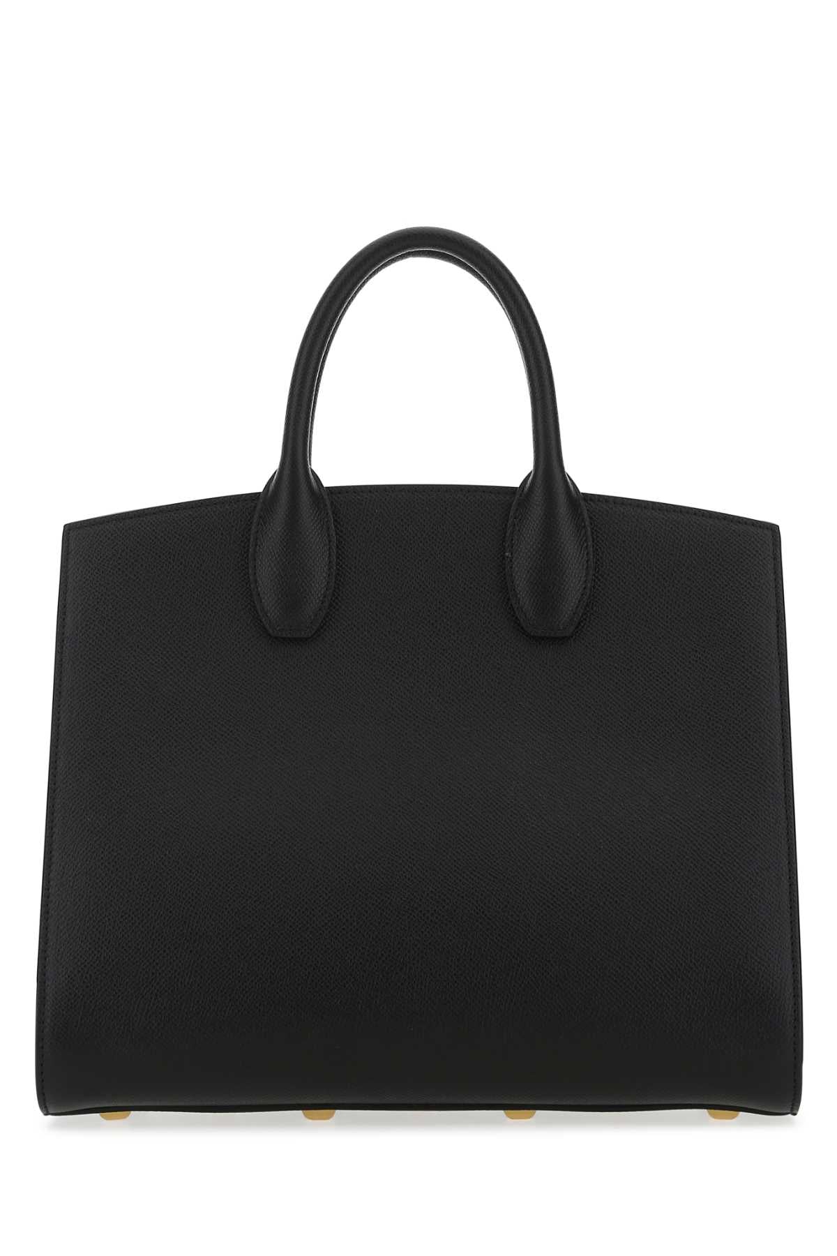 Salvatore Ferragamo Women Black Leather The Studio Handbag FERRAGAMO