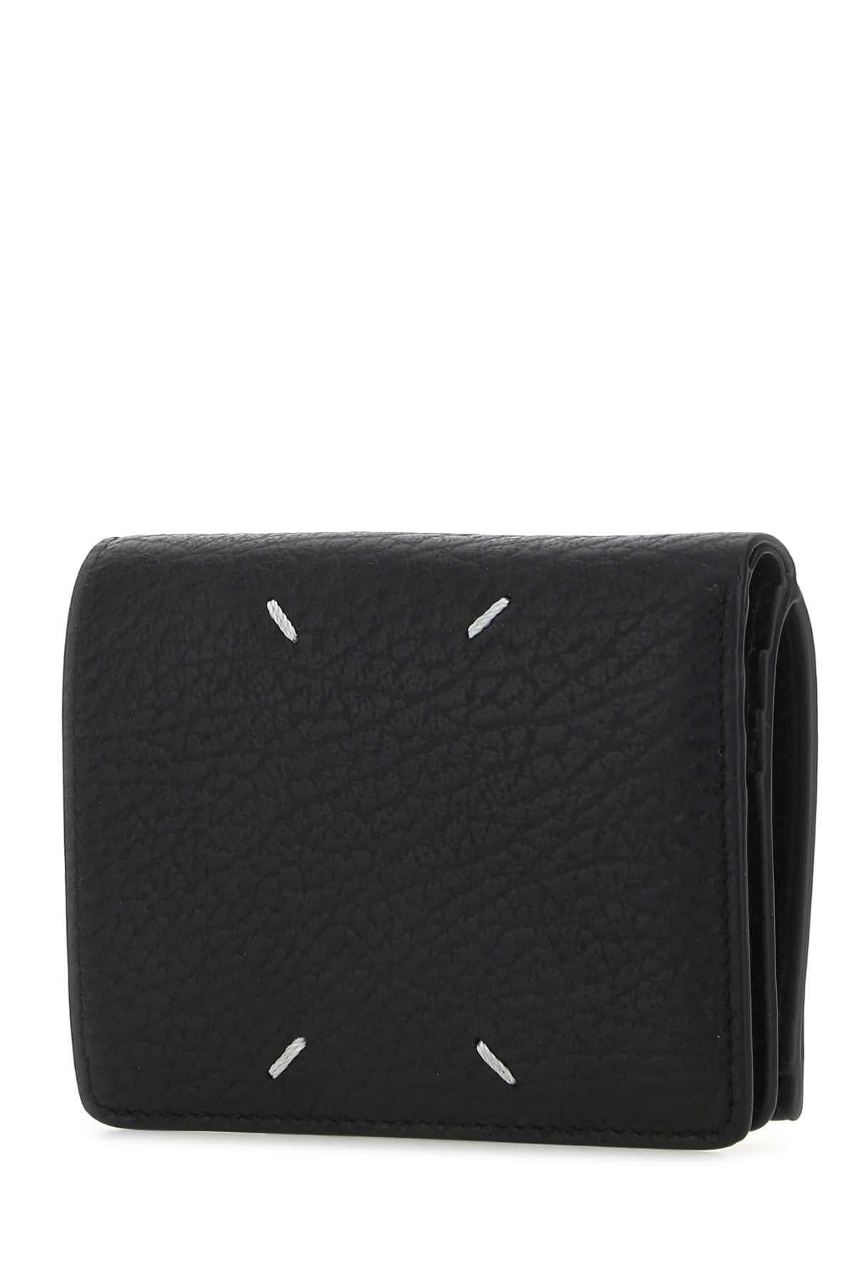 Maison Margiela Women Black Leather Wallet MAISON MARGIELA