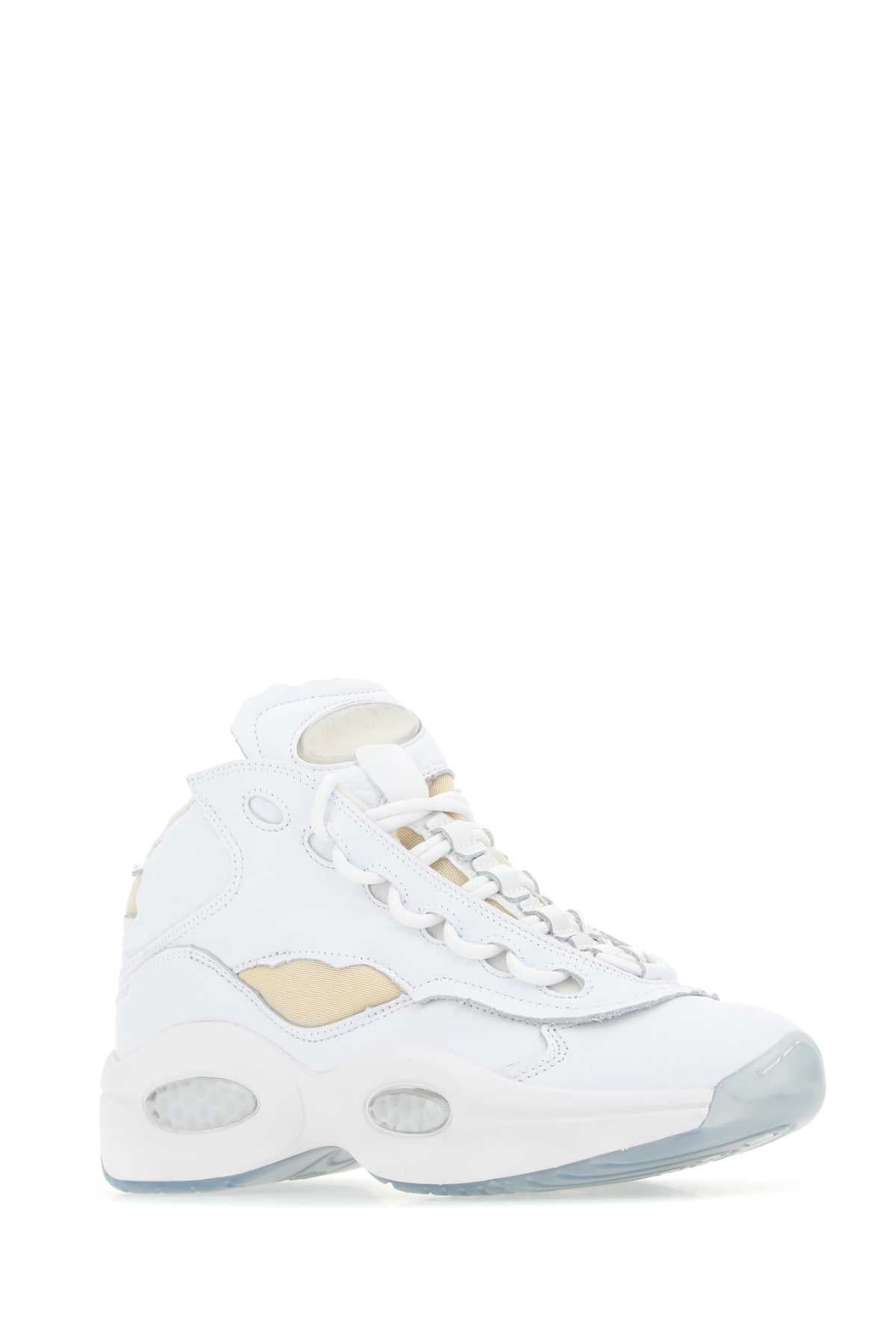 Maison Margiela Unisex White Leather Project 0 Tq Memory Of Sneakers MAISON MARGIELA