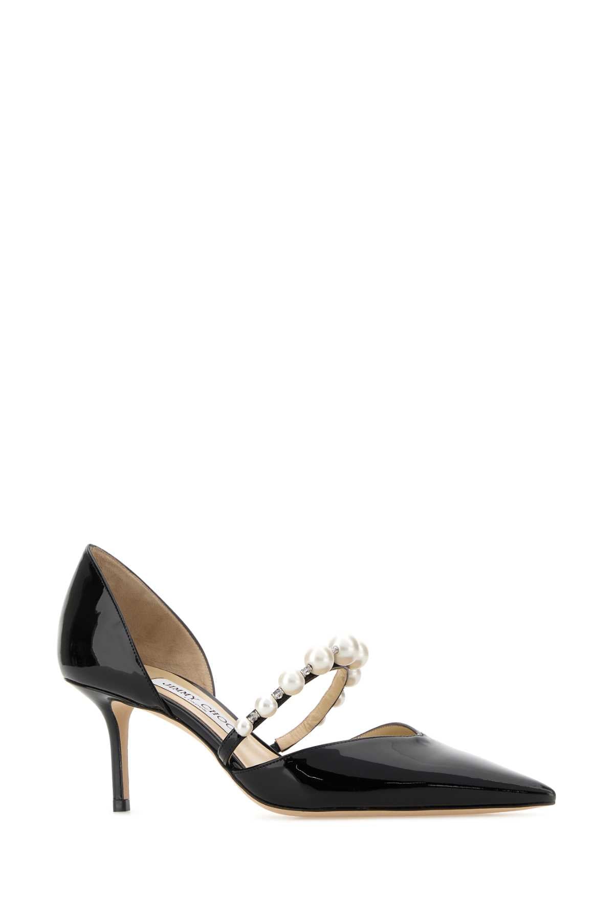 Jimmy Choo Women Black Leather Aurelie 65 Pumps JIMMY CHOO