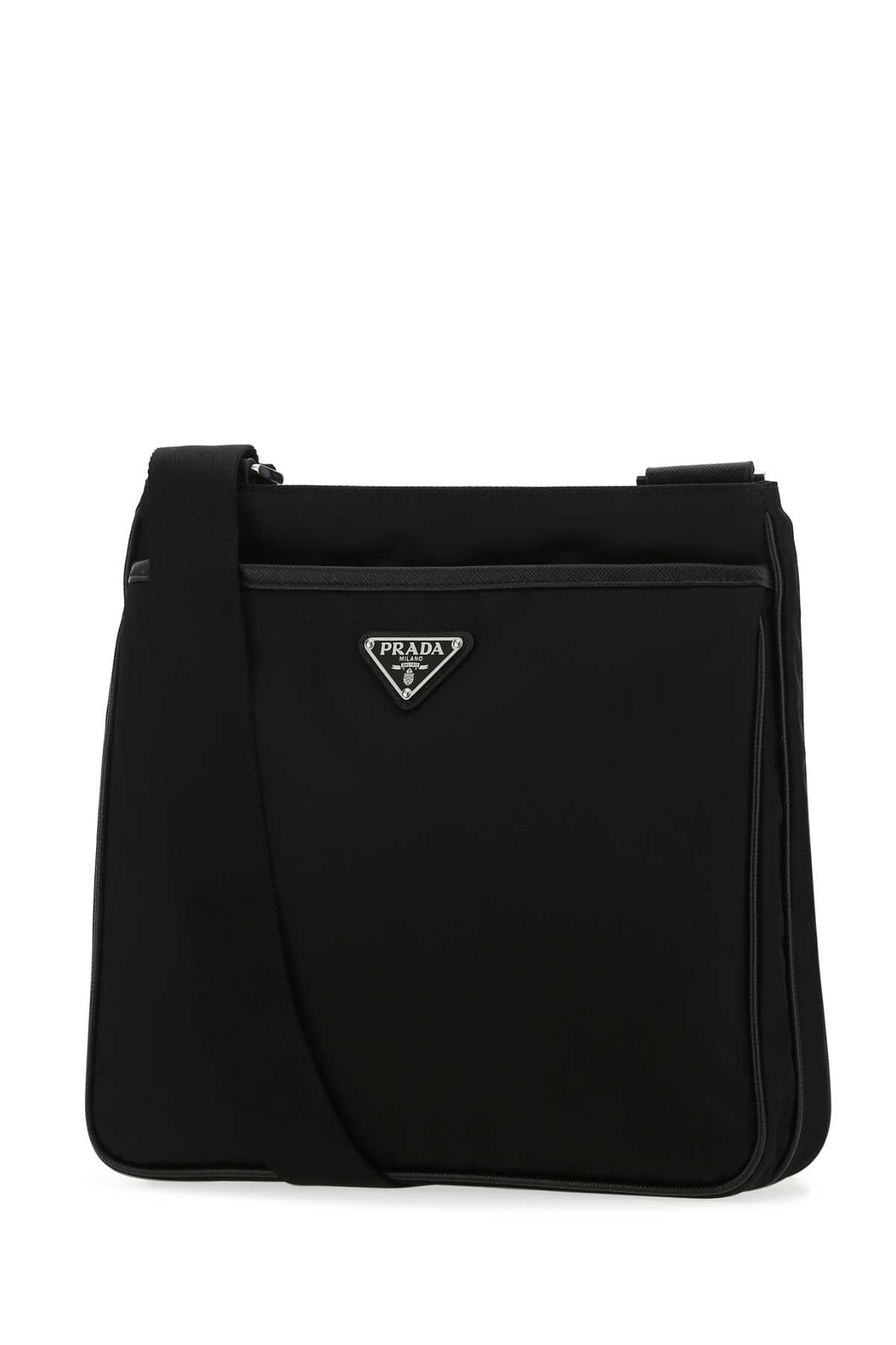 Prada Men Black Re-Nylon Crossbody Bag
