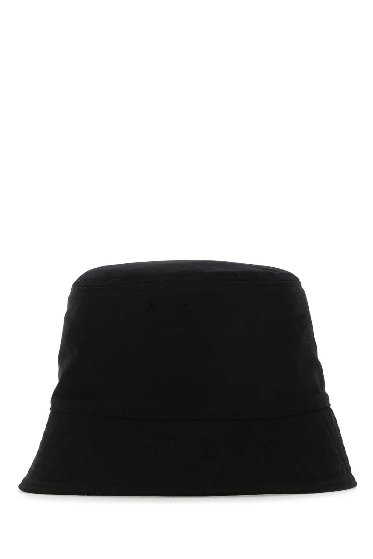 Valentino Garavani Men Black Cotton Hat VALENTINO GARAVANI