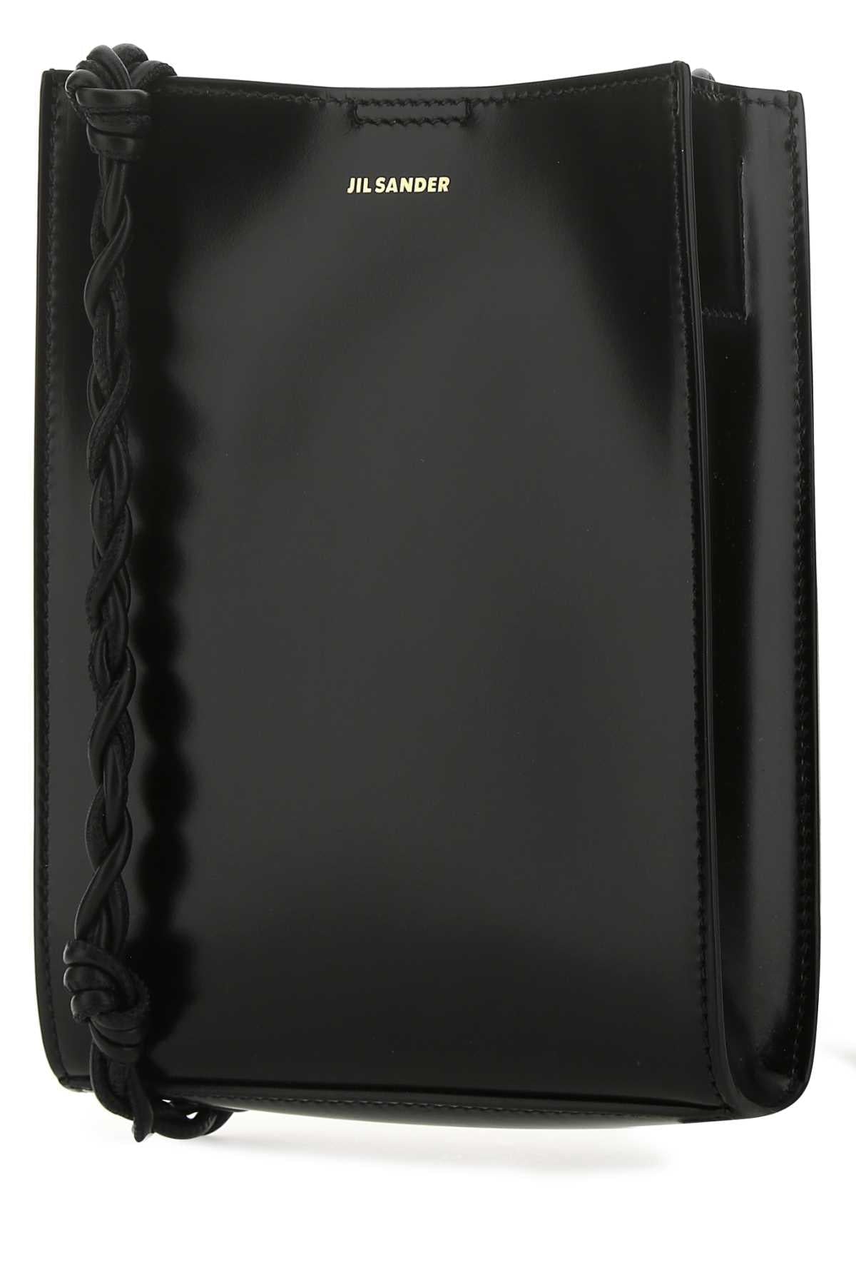 Jil Sander Women Black Leather Small Tangle Shoulder Bag JIL SANDER