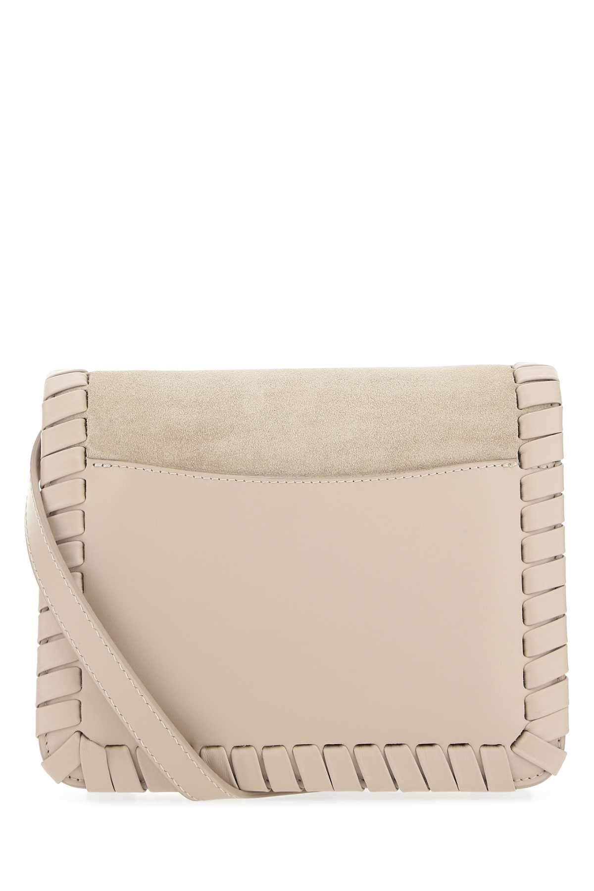 Chloe Women Sand Suede Kattie Clutch CHLOE