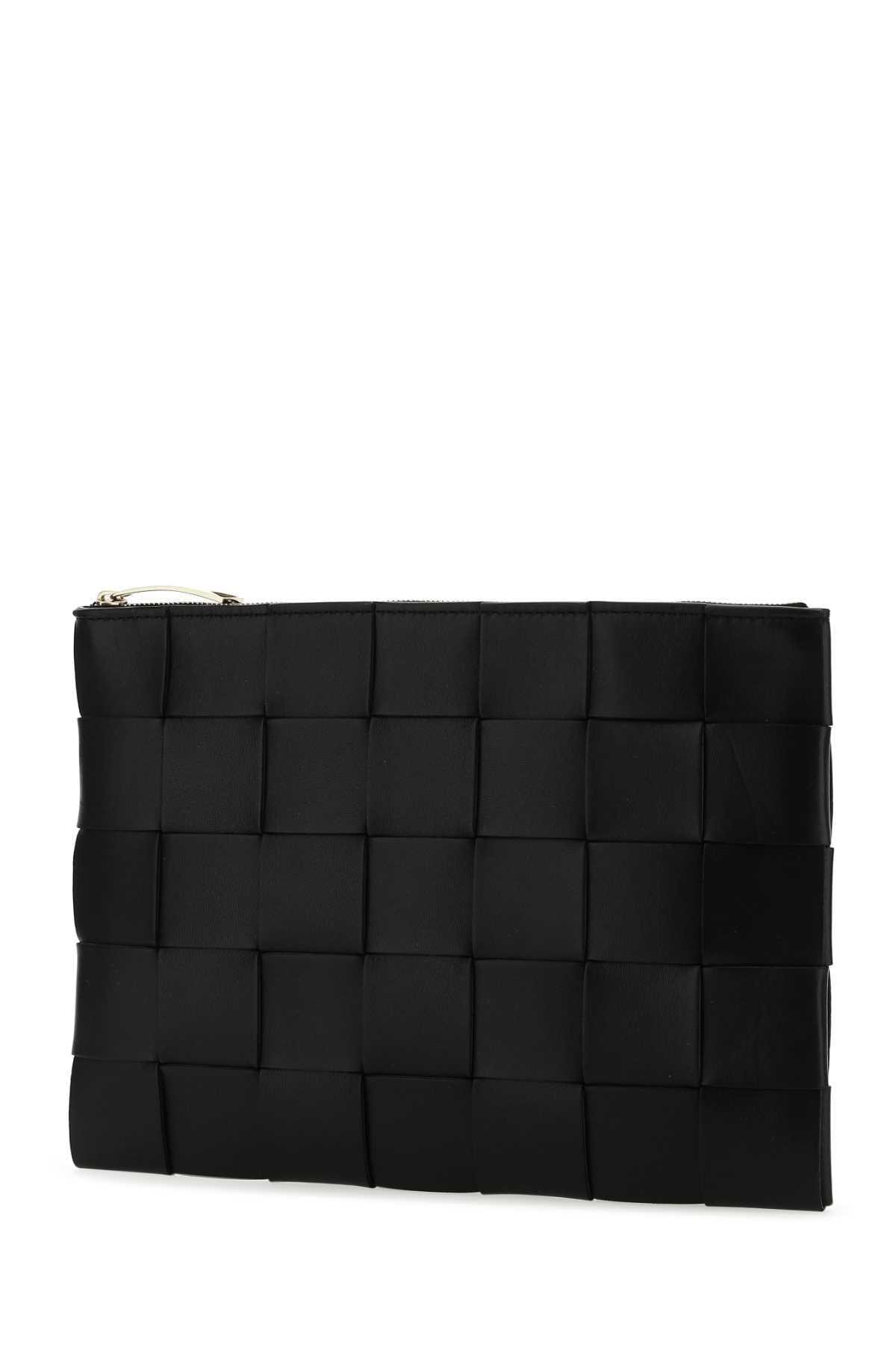 Bottega Veneta Women Black Nappa Leather Pouch BOTTEGA VENETA