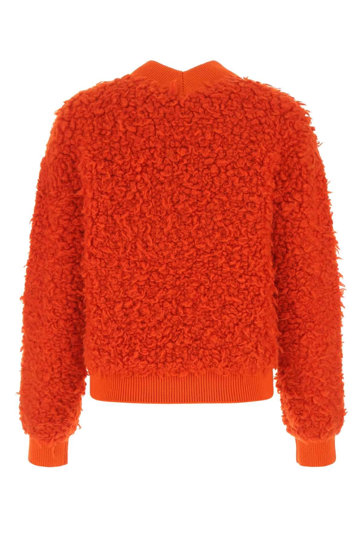 Bottega Veneta Women Red Boucle Sweater BOTTEGA VENETA