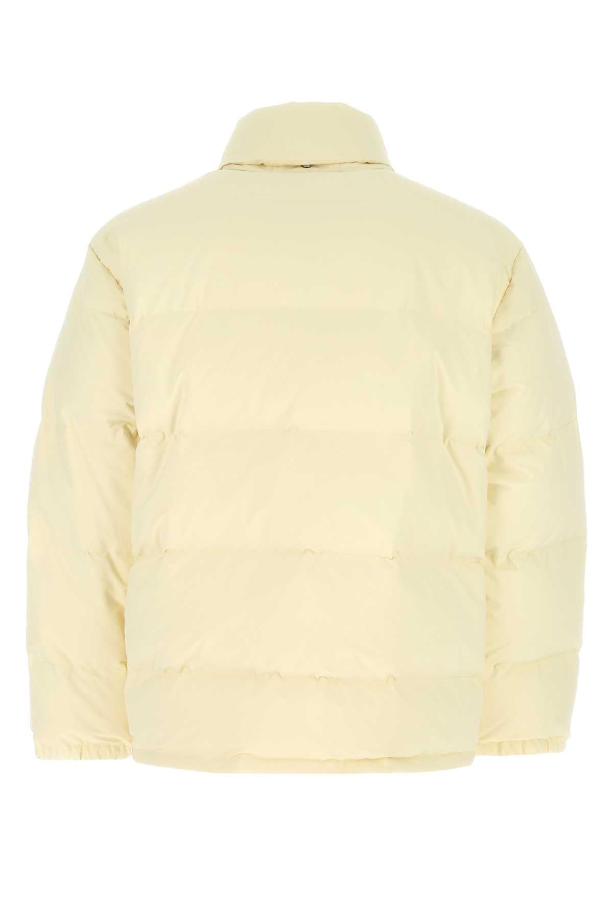 Jil Sander Men Cream Polyester Down Jacket JIL SANDER