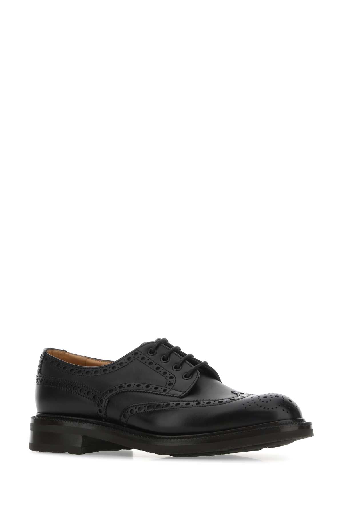 Church's Men Black Leather Horsham Lace-Up Shoes CHURCH'S