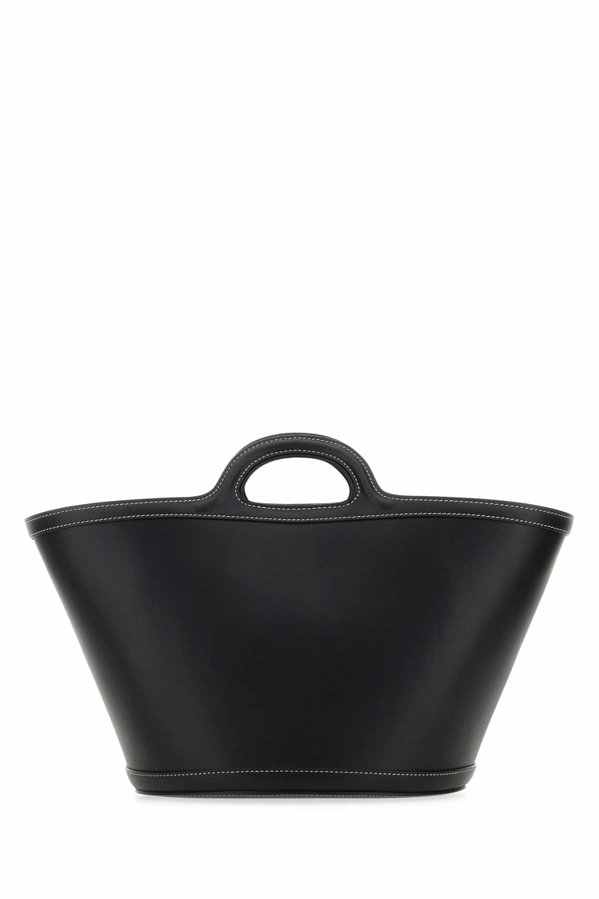 Marni Women Black Leather Small Tropicalia Handbag MARNI