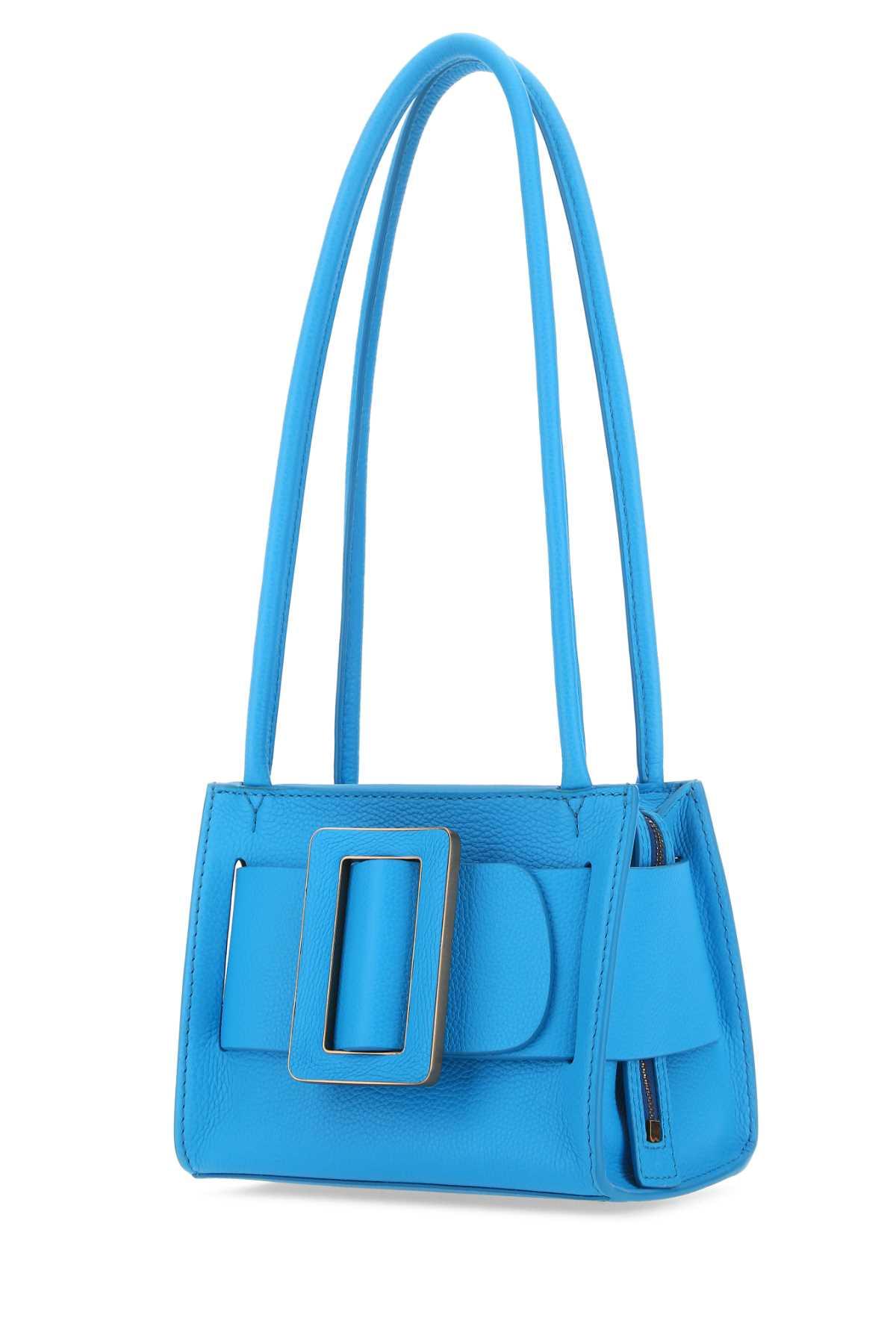 Boyy Women Light Blue Leather Bobby 18 Soft Shoulder Bag BOYY