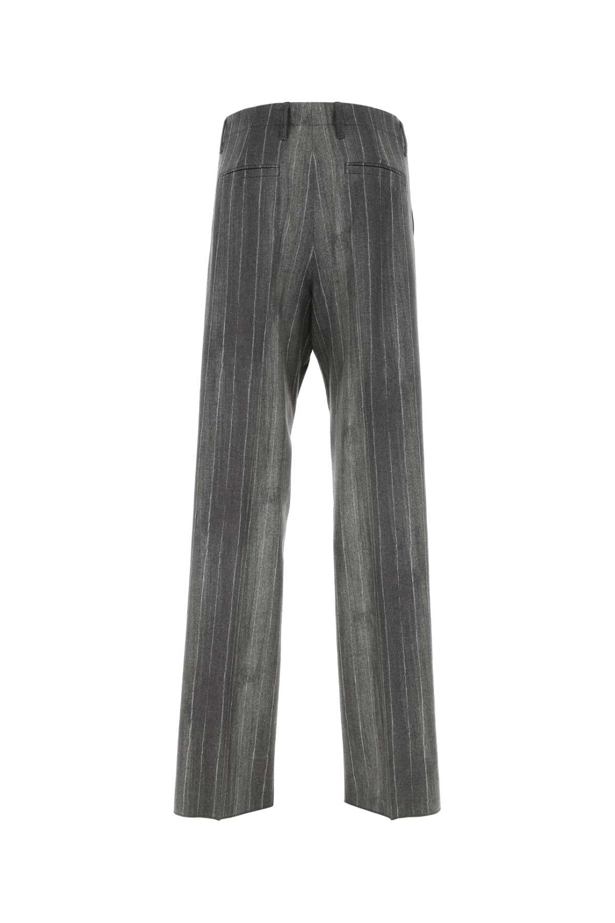 Versace Men Printed Wool Pant VERSACE
