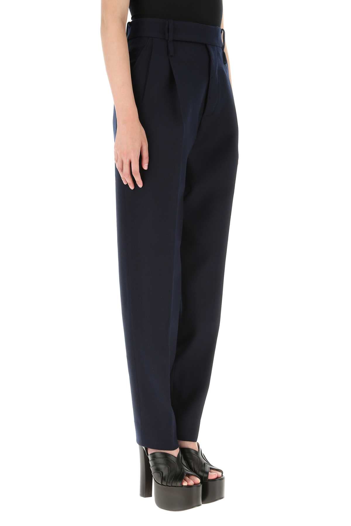 Gucci Women Midnight Blue Cashmere Pant GUCCI